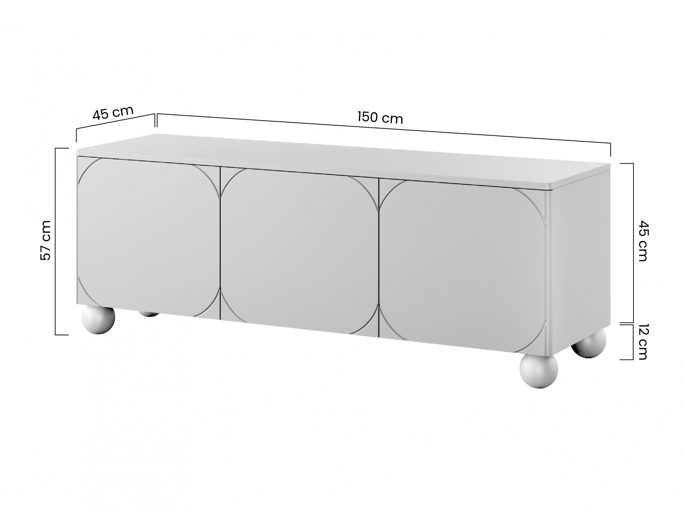 TV-alus Vencali 103 (Chaki)