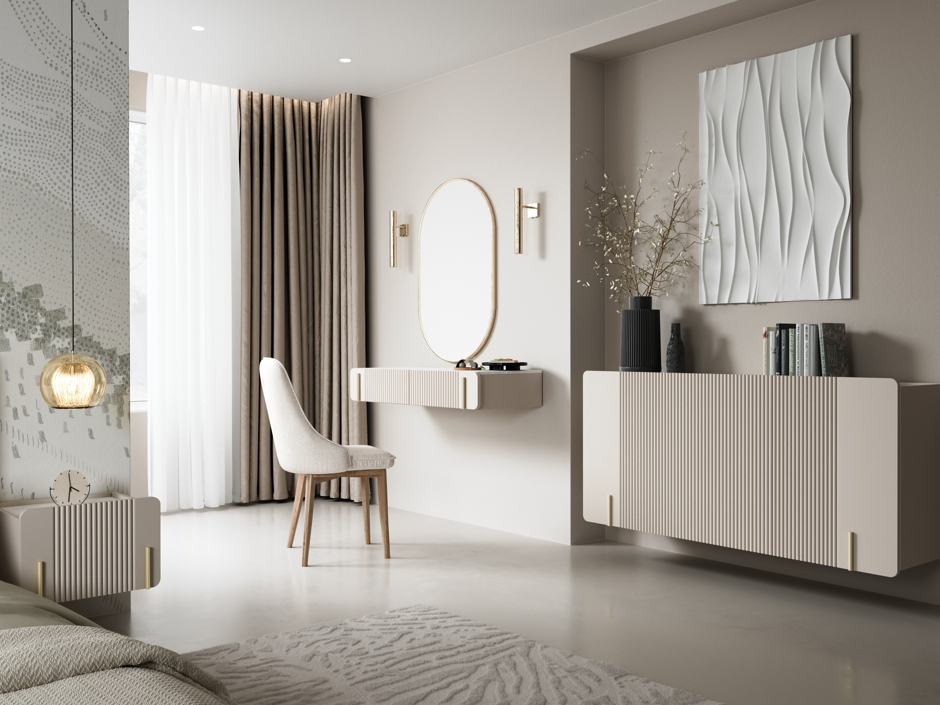 Öökapp Etrvero 108 (Kašmiir + Valge marmor)