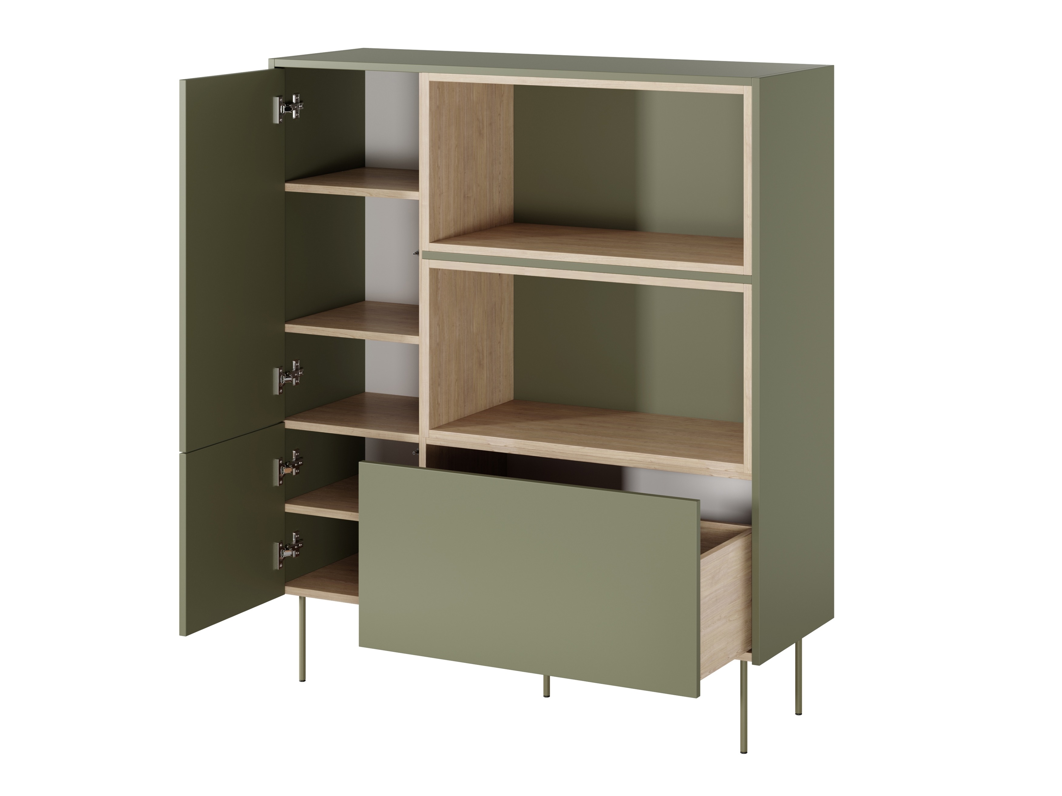 Riiul Tivdala 112 (Tamm + Matt roheline)