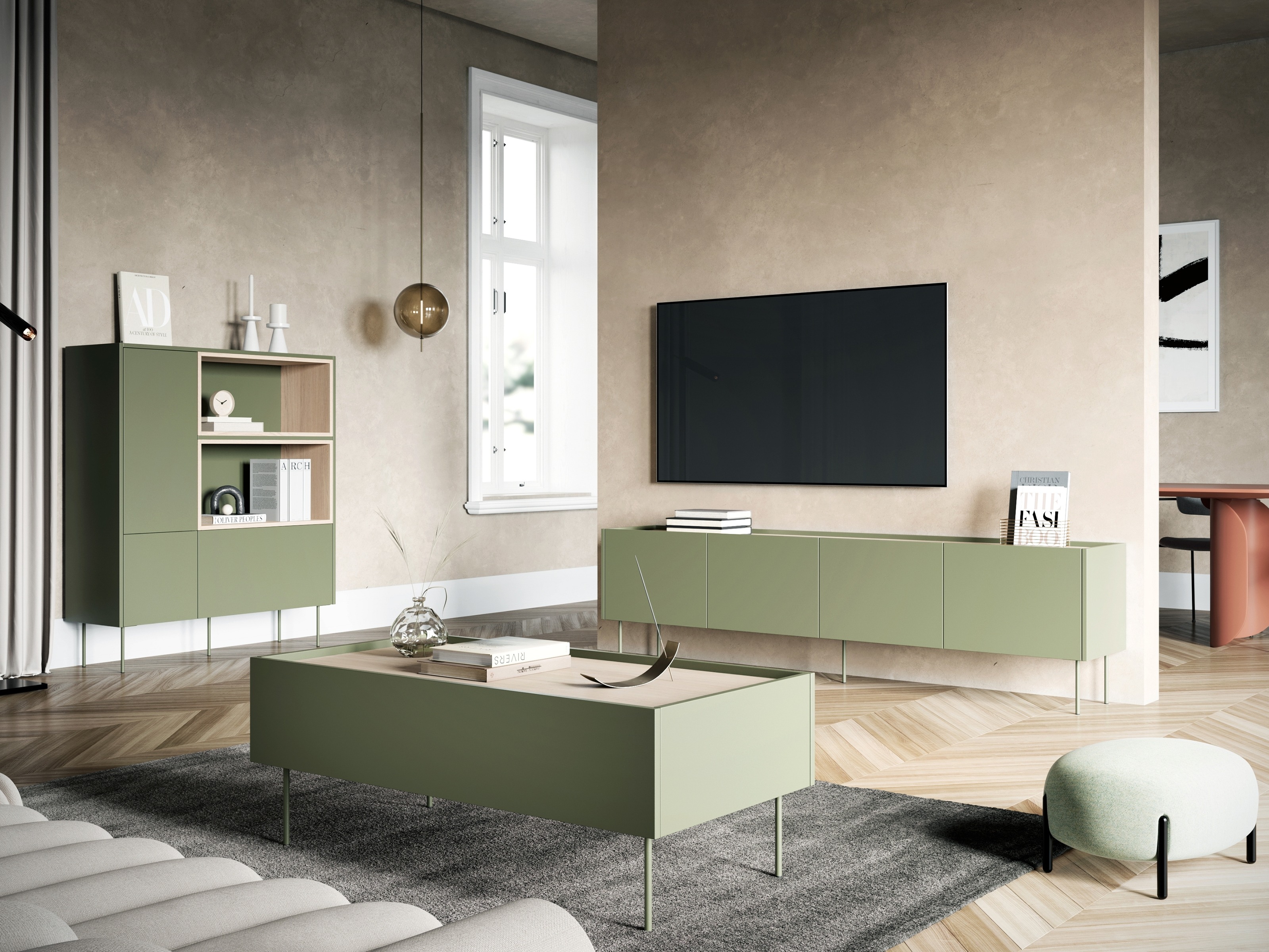 Riiul Tivdala 112 (Tamm + Matt roheline)