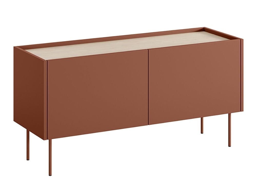 TV-alus Tivdala 113 (Matt punane + Tamm)