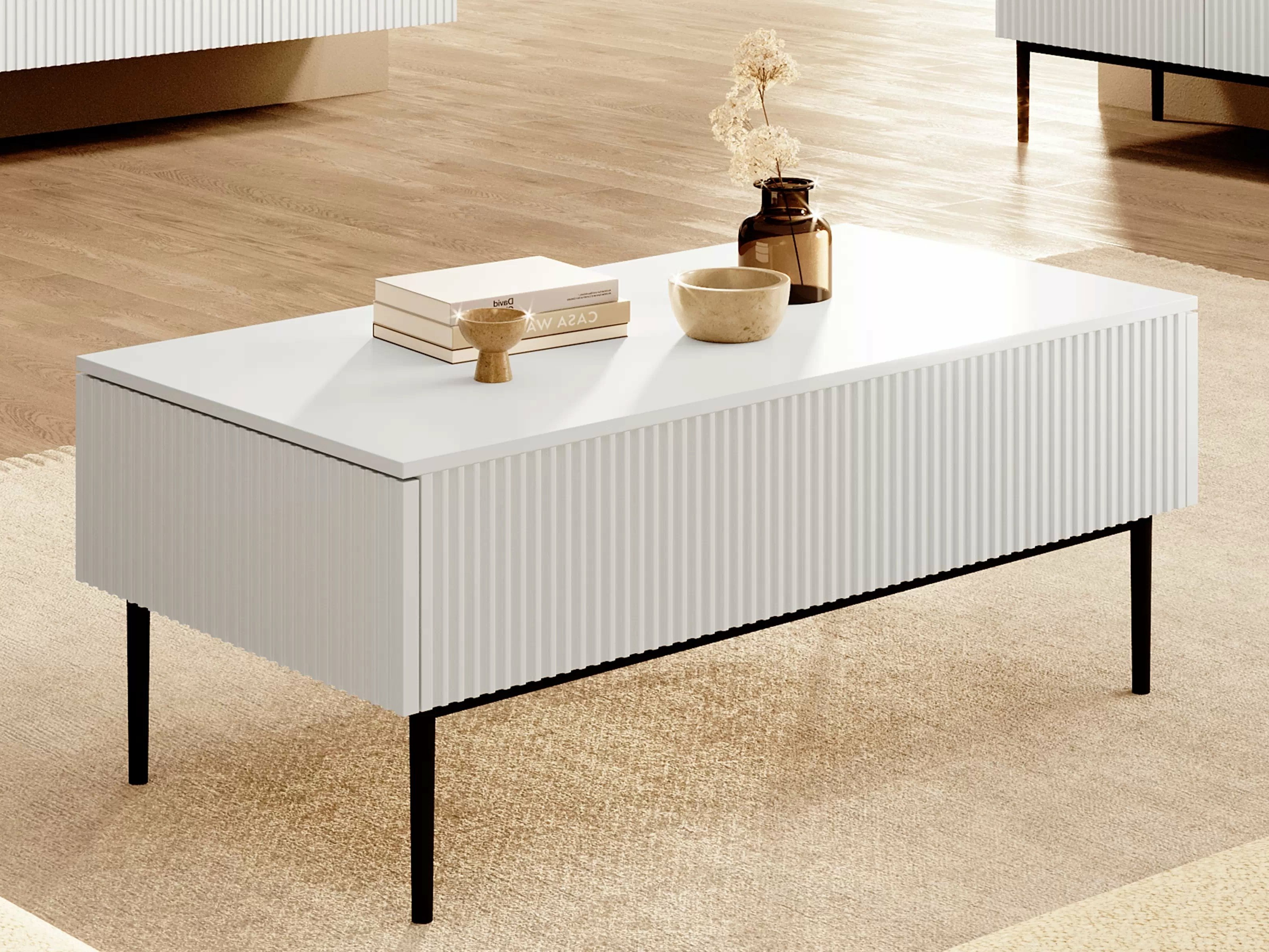 Diivanilaud Melfelu 100 (Valge)