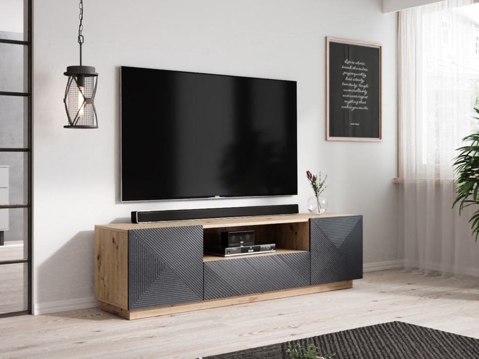 TV-alus Dortivi 100 (Artisan tamm + Matt hall)