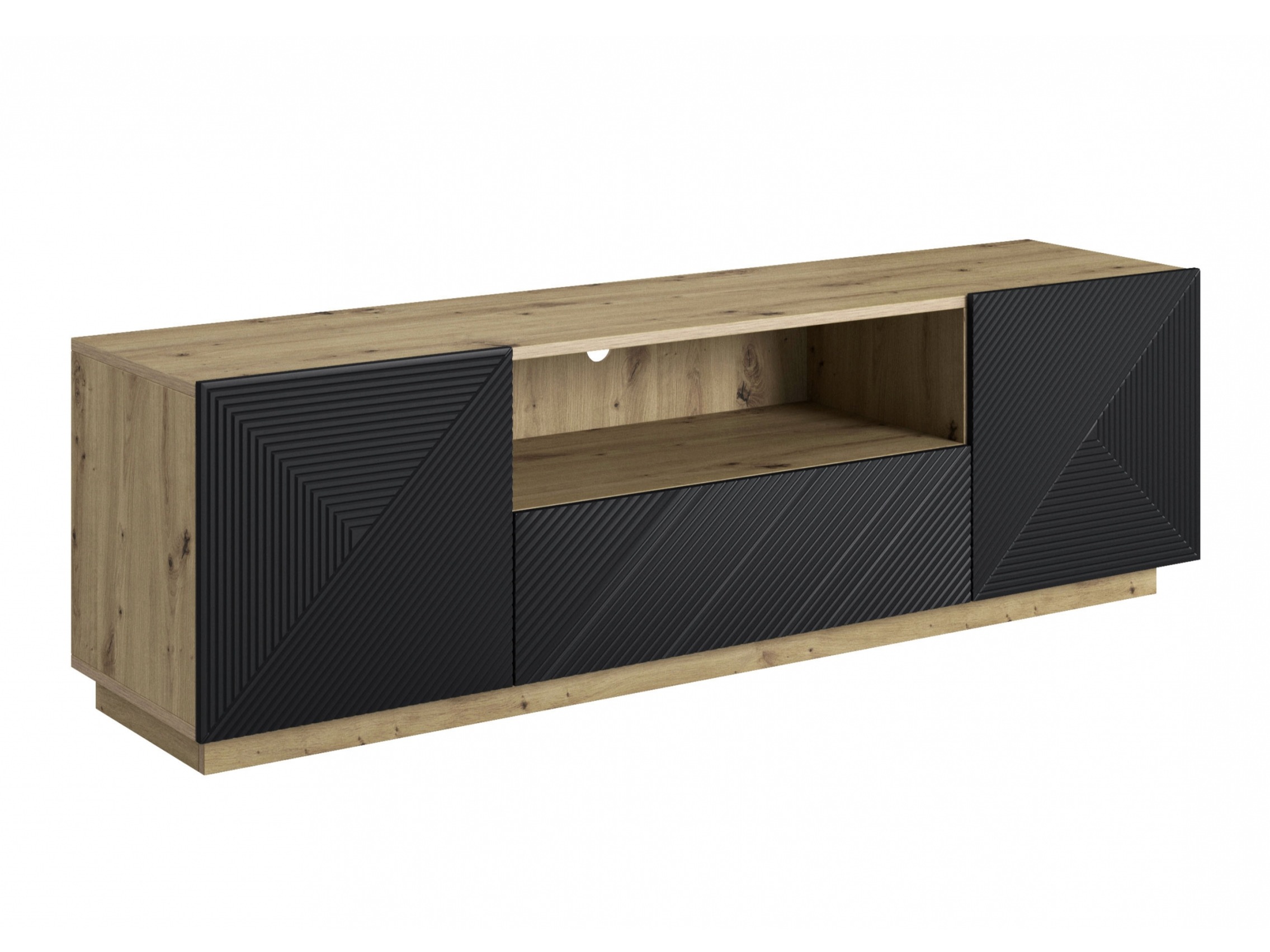 TV-alus Dortivi 100 (Artisan tamm + Matt must)