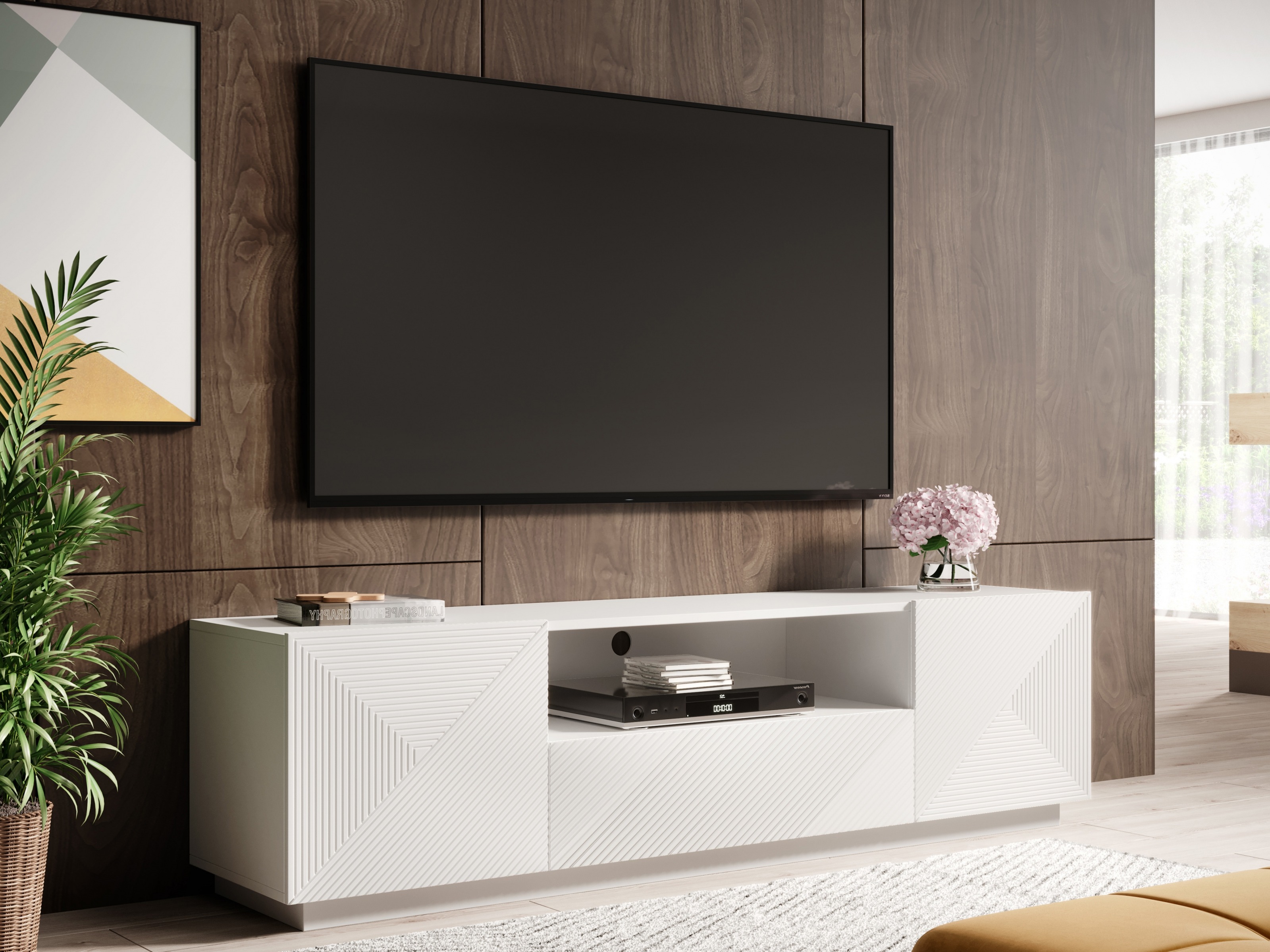 TV-alus Dortivi 100 (Matt valge)