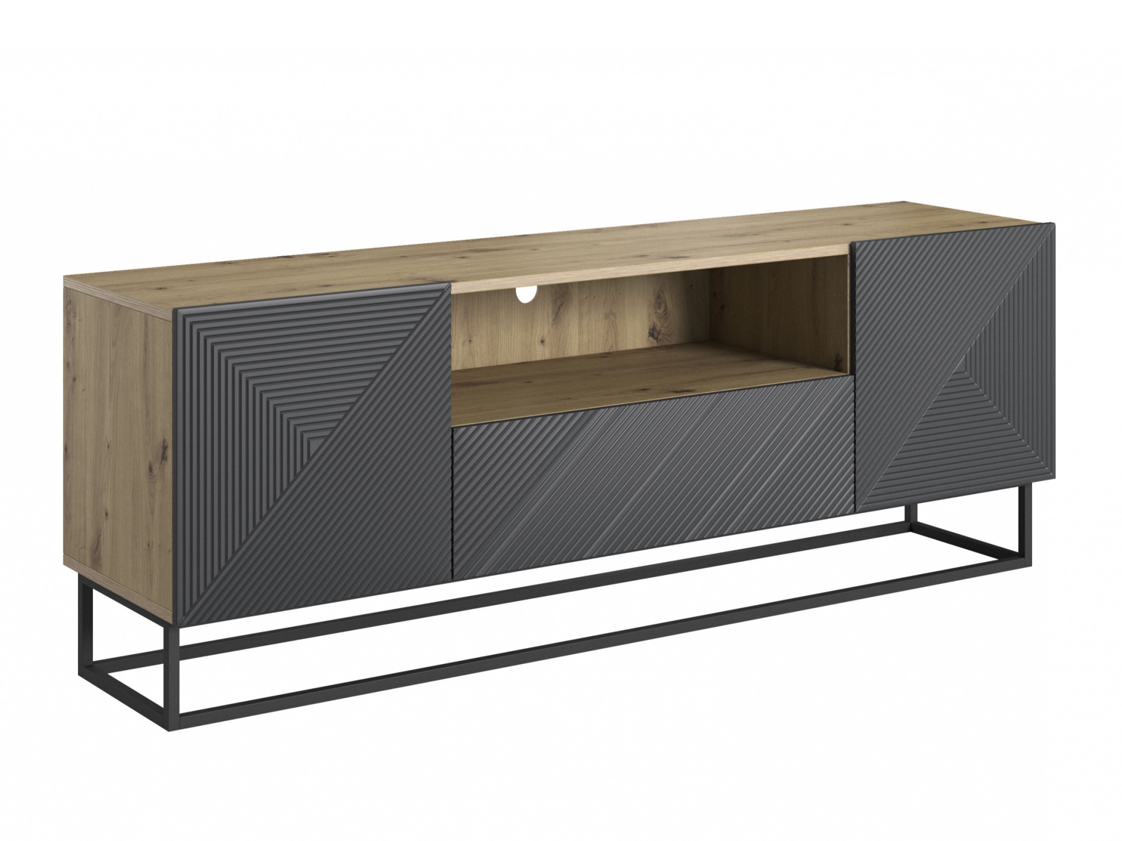 TV-alus Dortivi 102 (Artisan tamm + Matt hall)