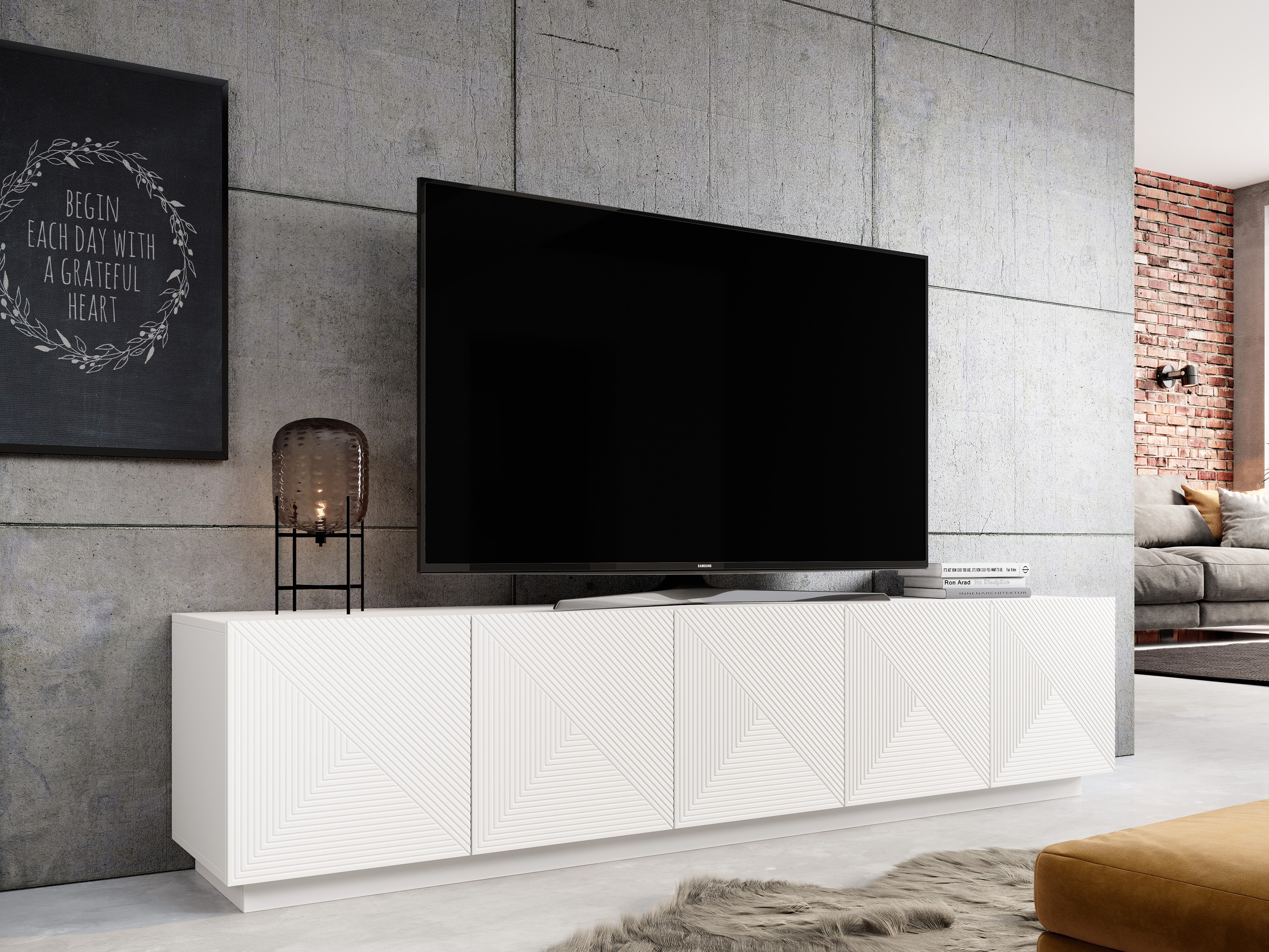 TV-alus Dortivi 103 (Matt valge)