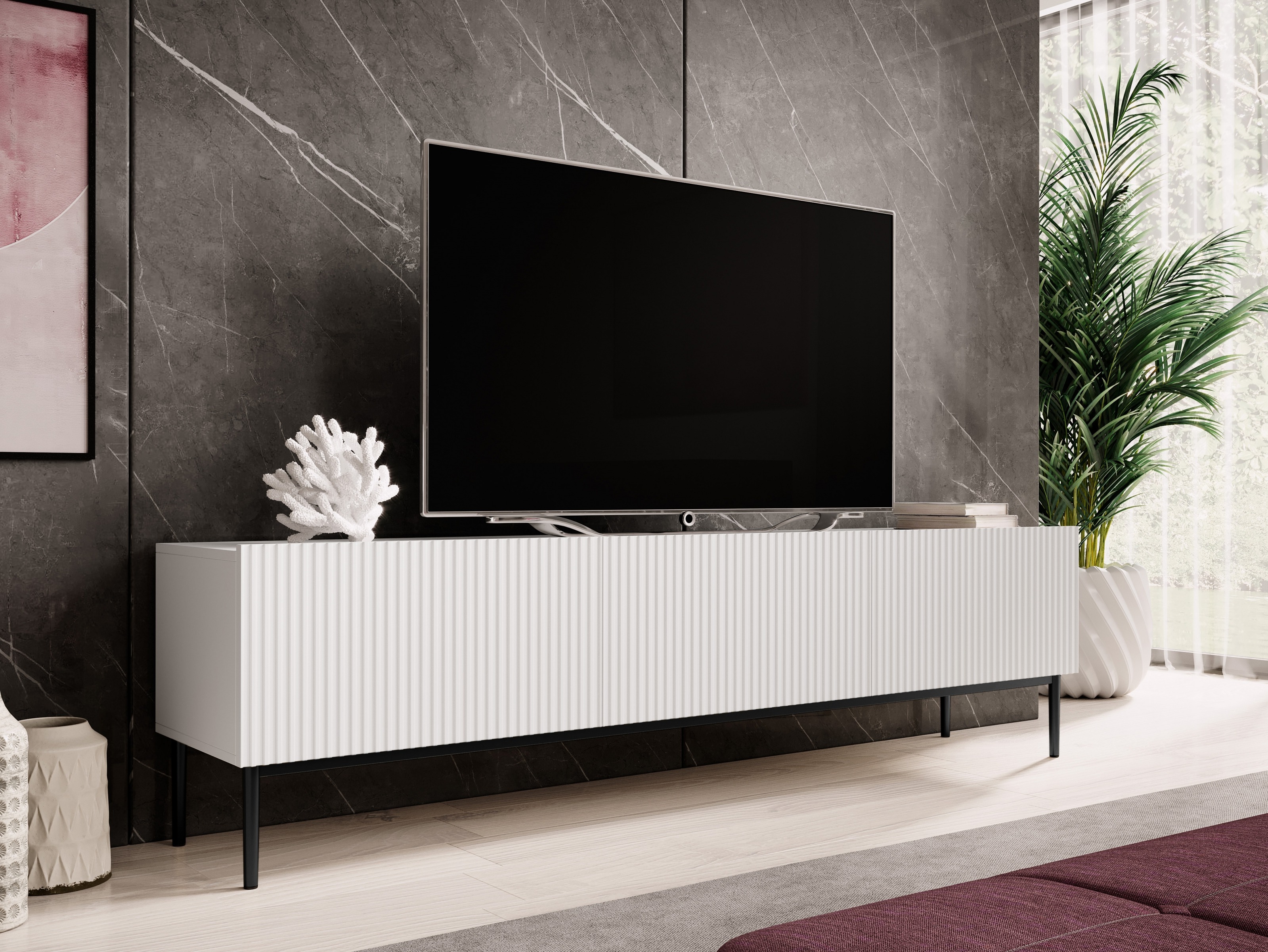 TV-alus Melfelu 103 (Valge)