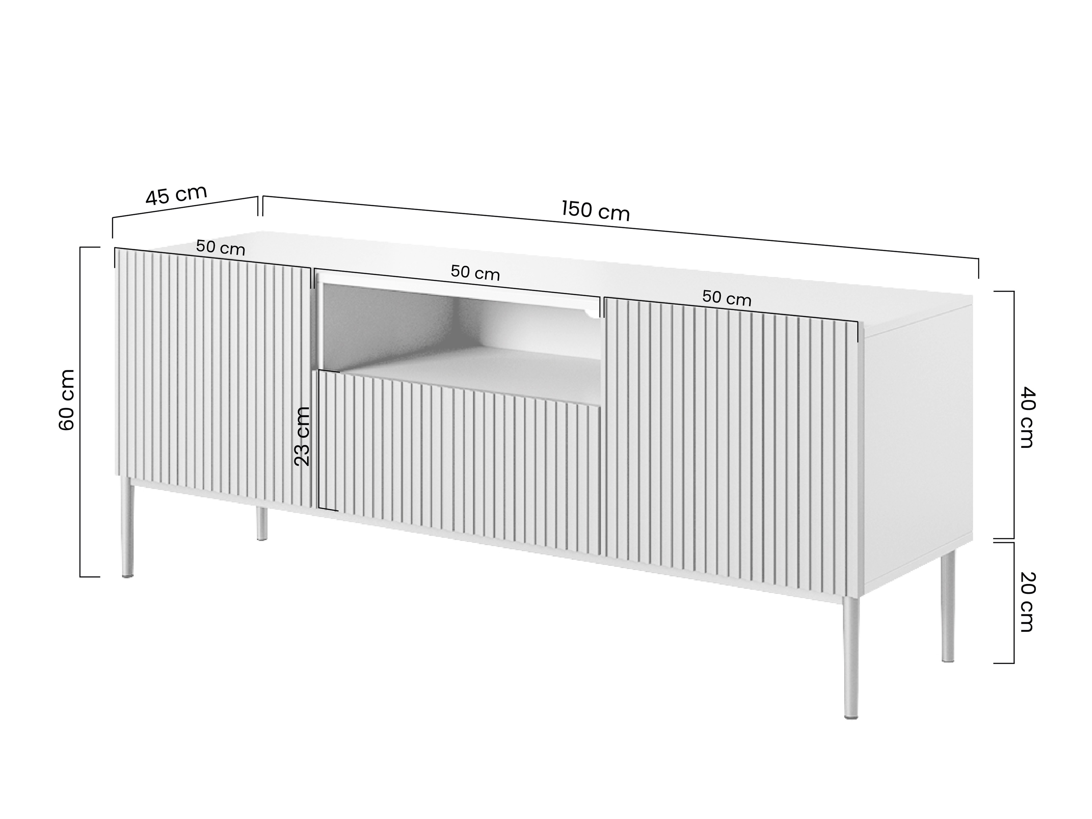 TV-alus Melfelu 106 (Valge)