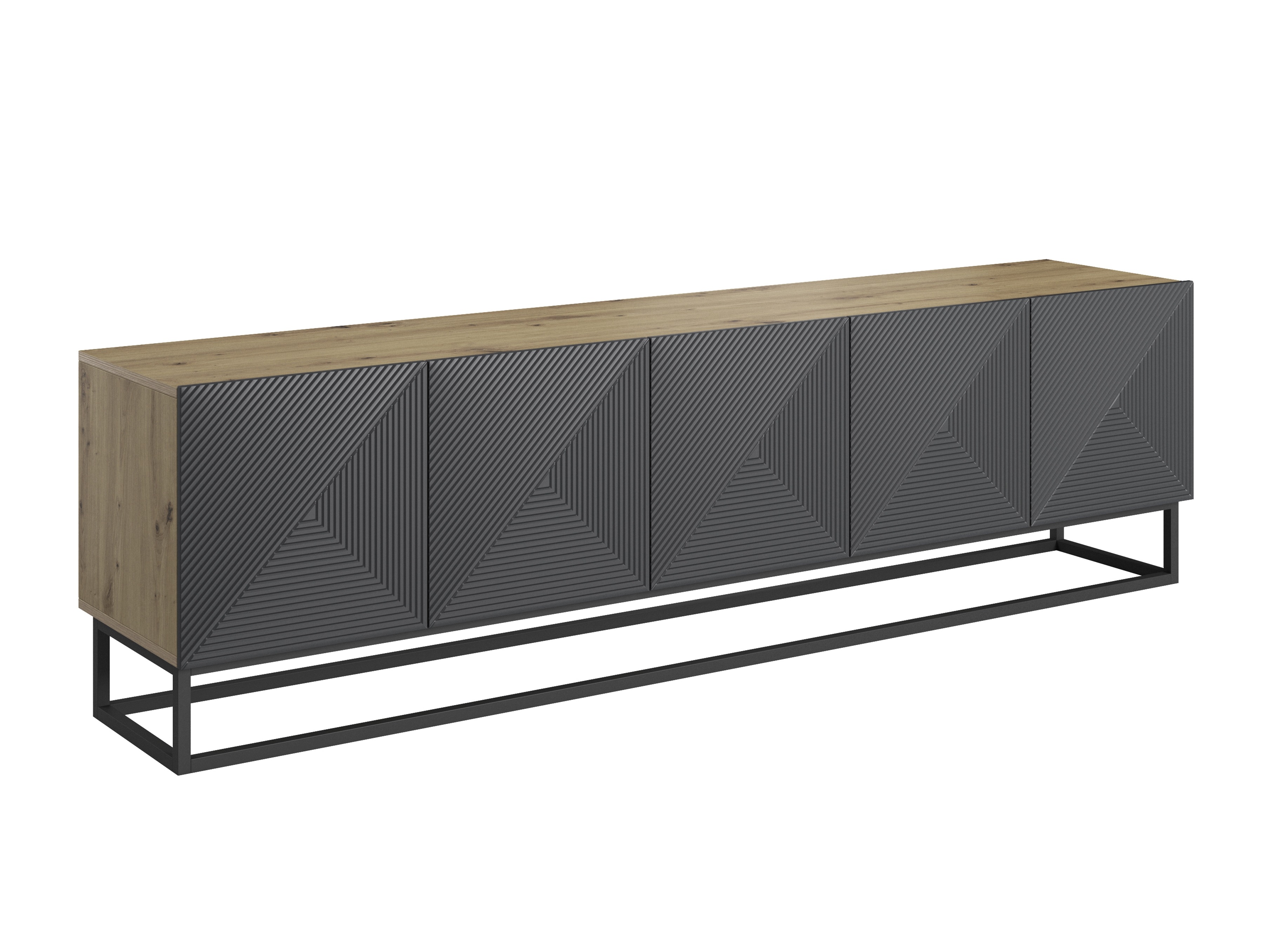 TV-alus Dortivi 105 (Artisan tamm + Matt hall)