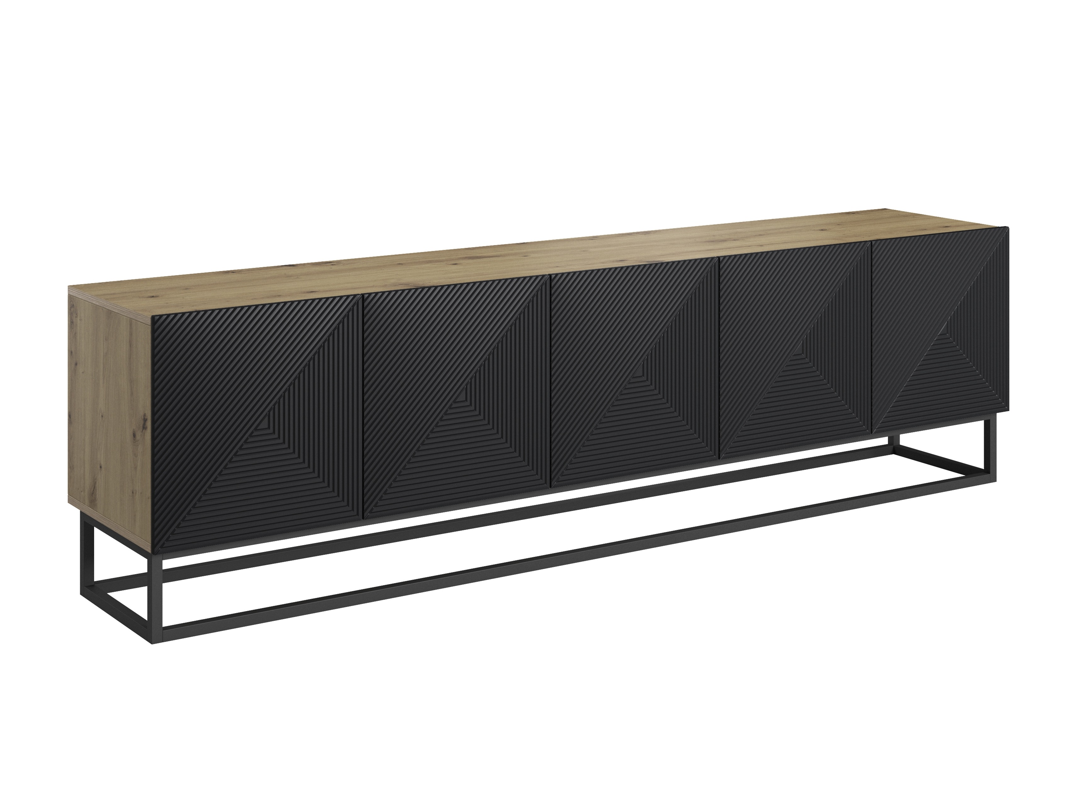 TV-alus Dortivi 105 (Artisan tamm + Matt must)