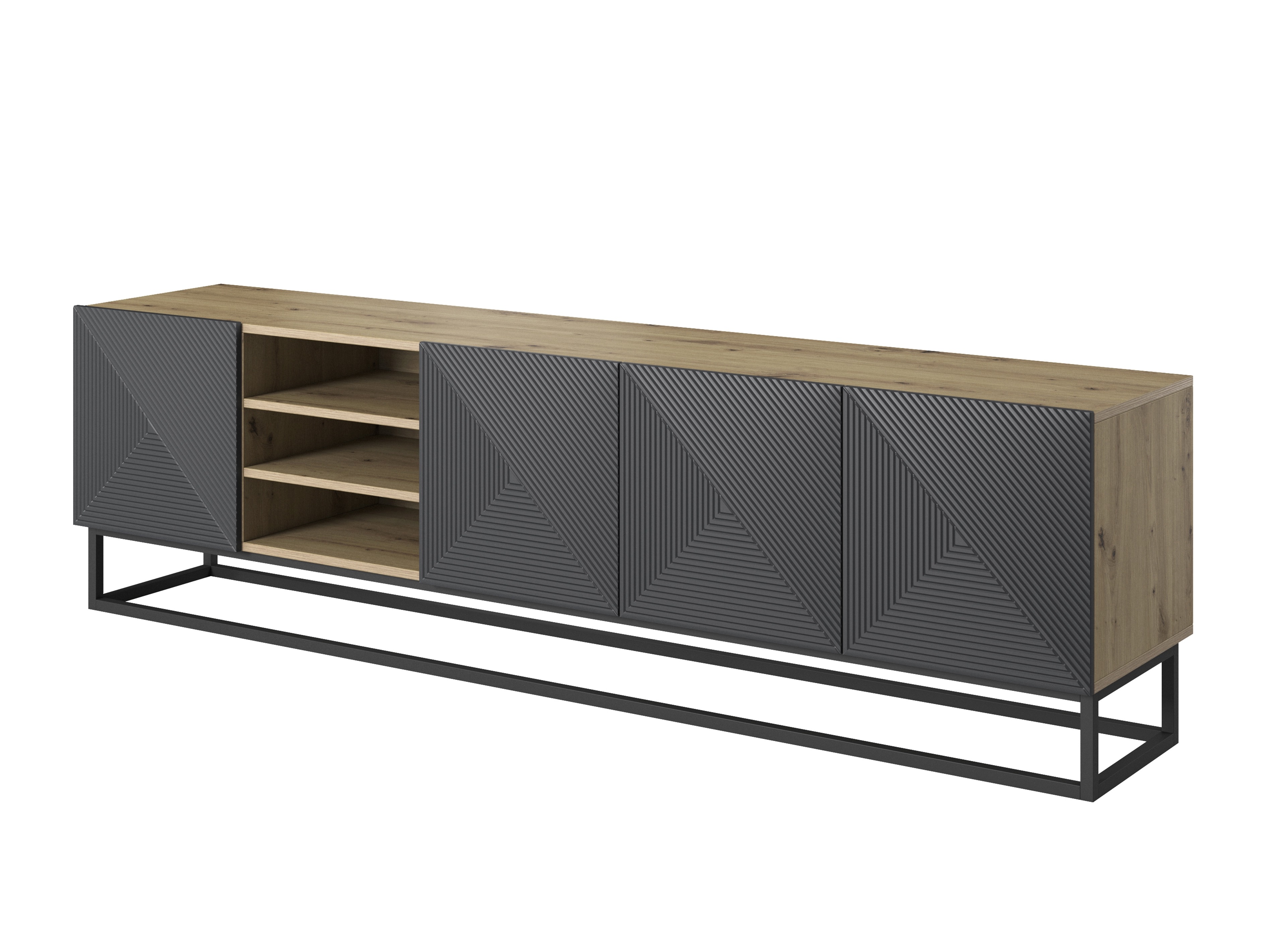 TV-alus Dortivi 106 (Artisan tamm + Matt hall)