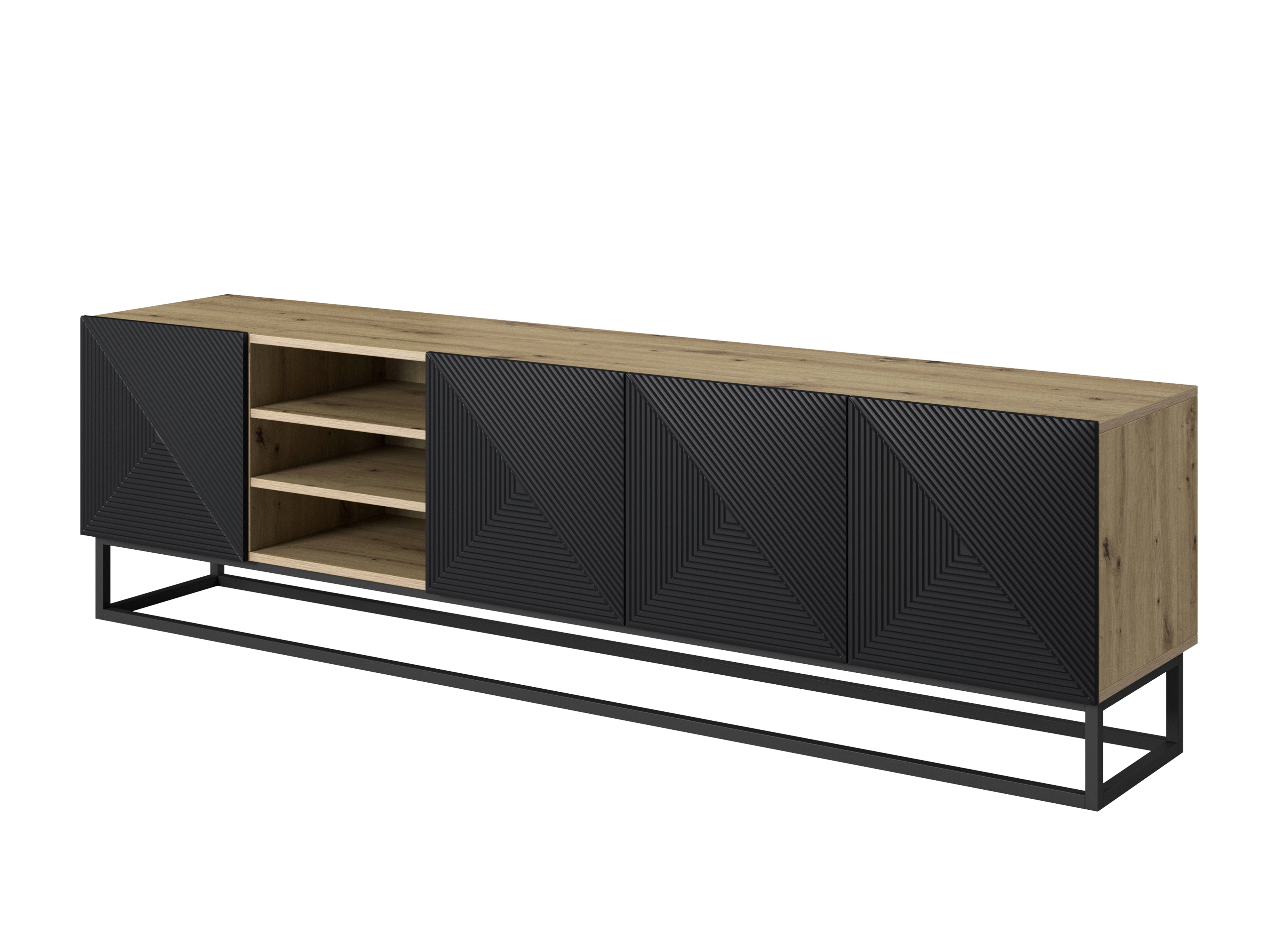 TV-alus Dortivi 106 (Artisan tamm + Matt must)