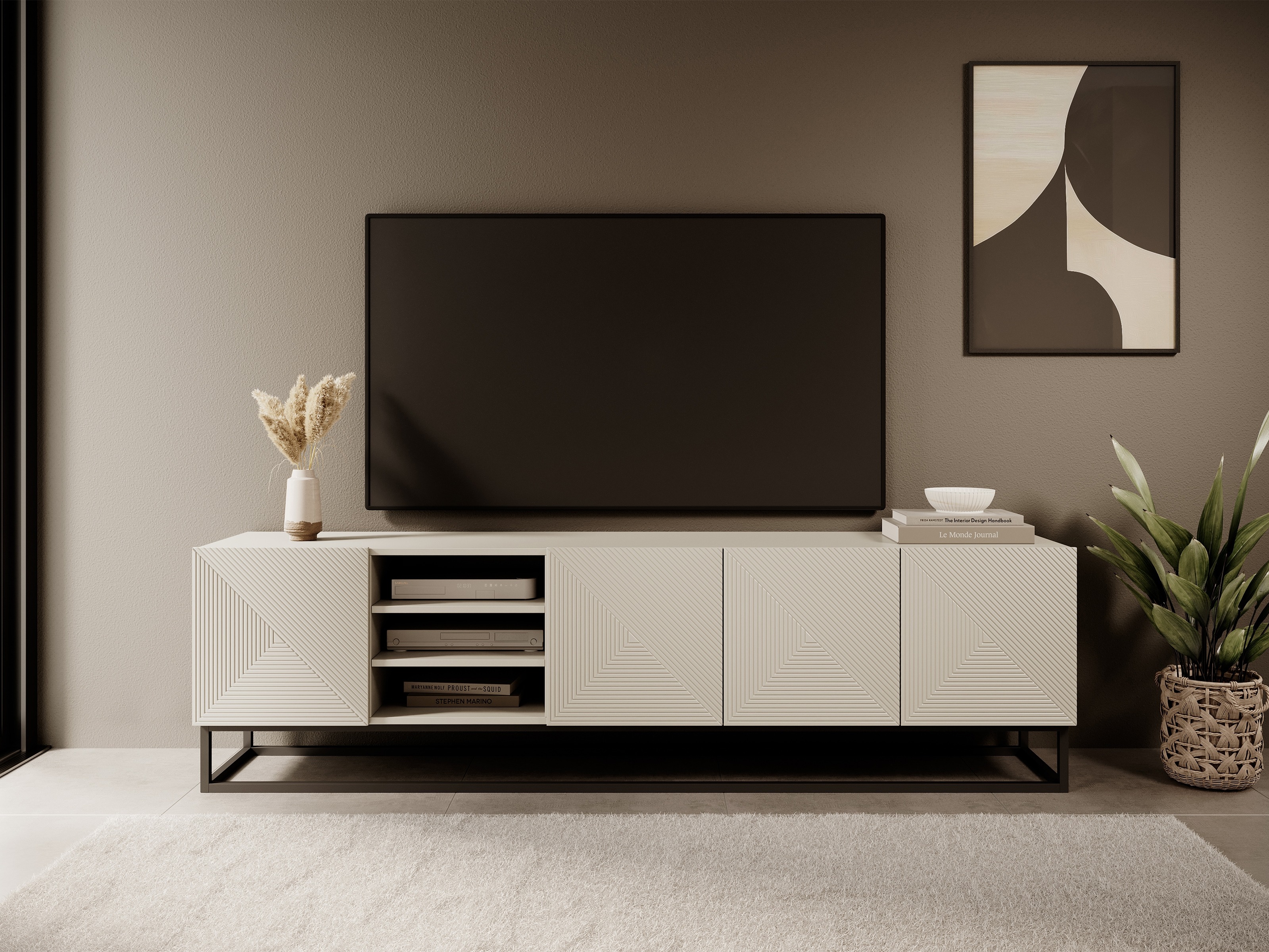 TV-alus Dortivi 106 (Kašmiir + Must)