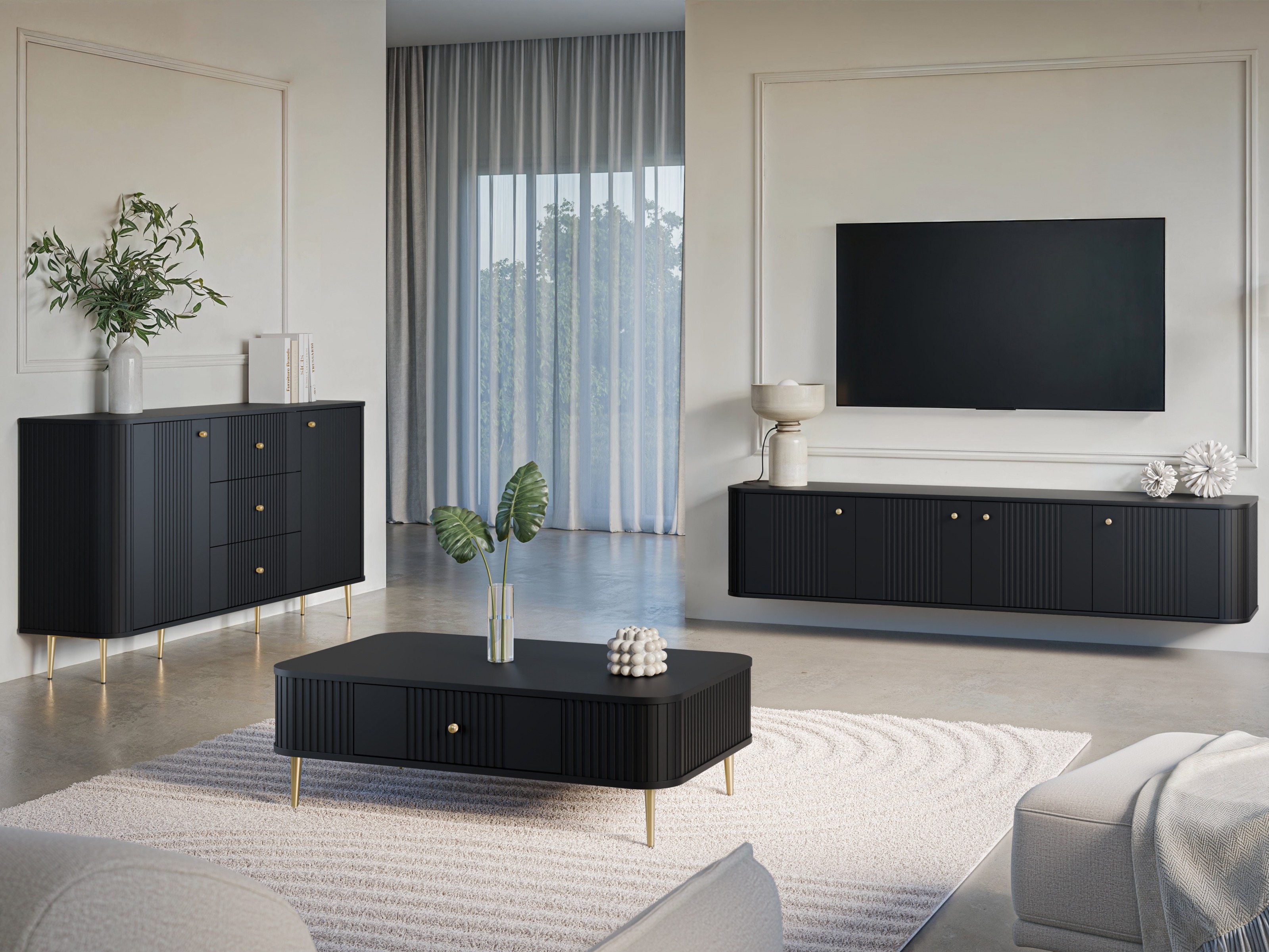 Diivanilaud Revtoru 105 (Must)