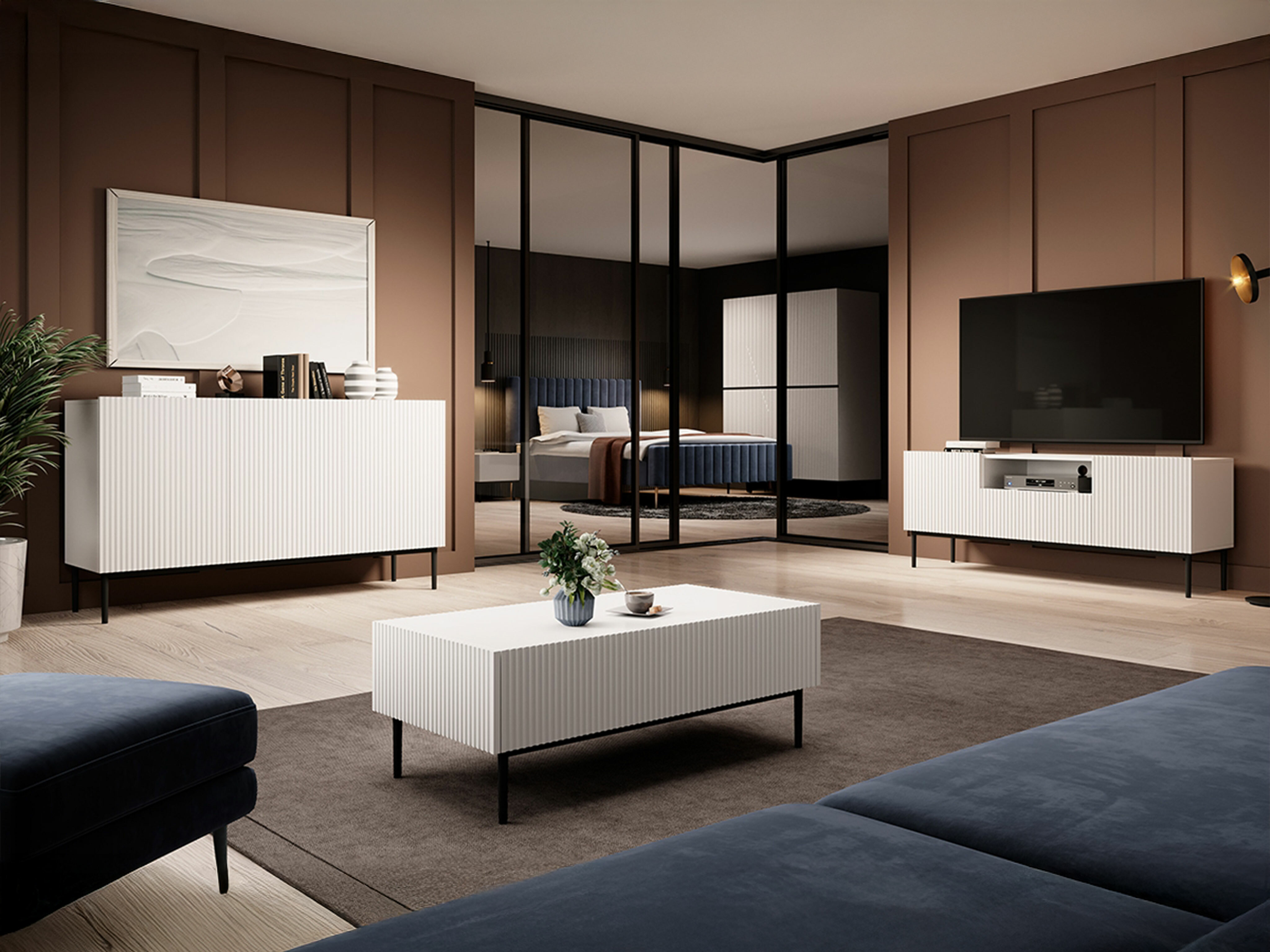 TV-alus Melfelu 106 (Valge)