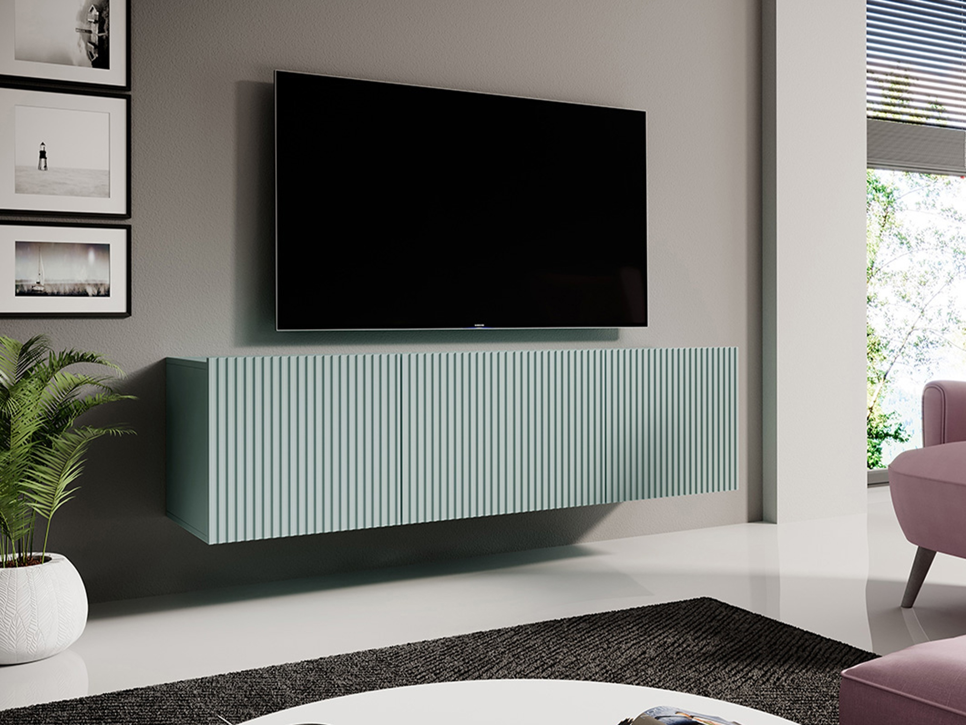 TV-alus Melfelu 109 (Türkiis)