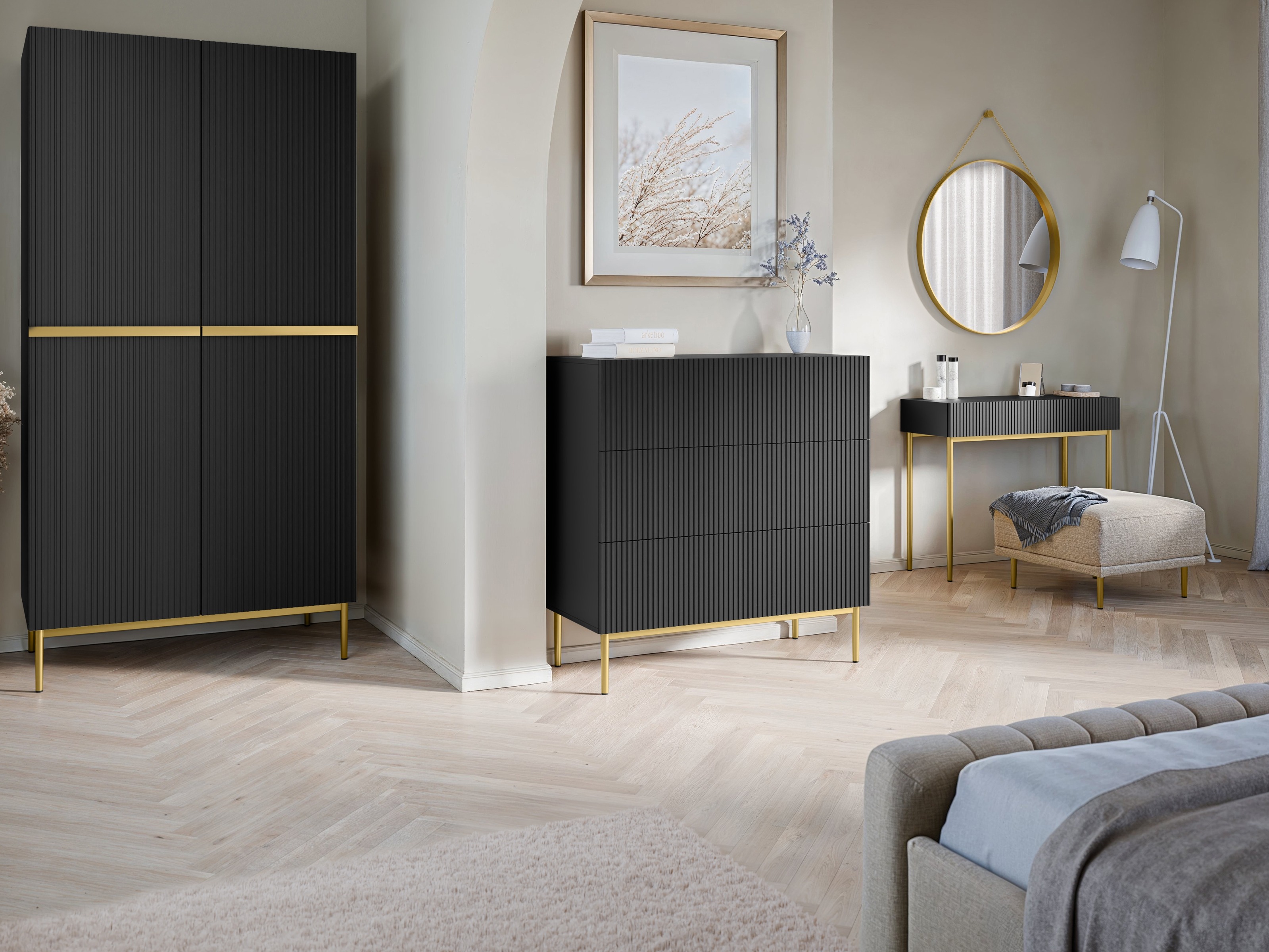 Kirjutuslaud Melfelu 113 (Must)