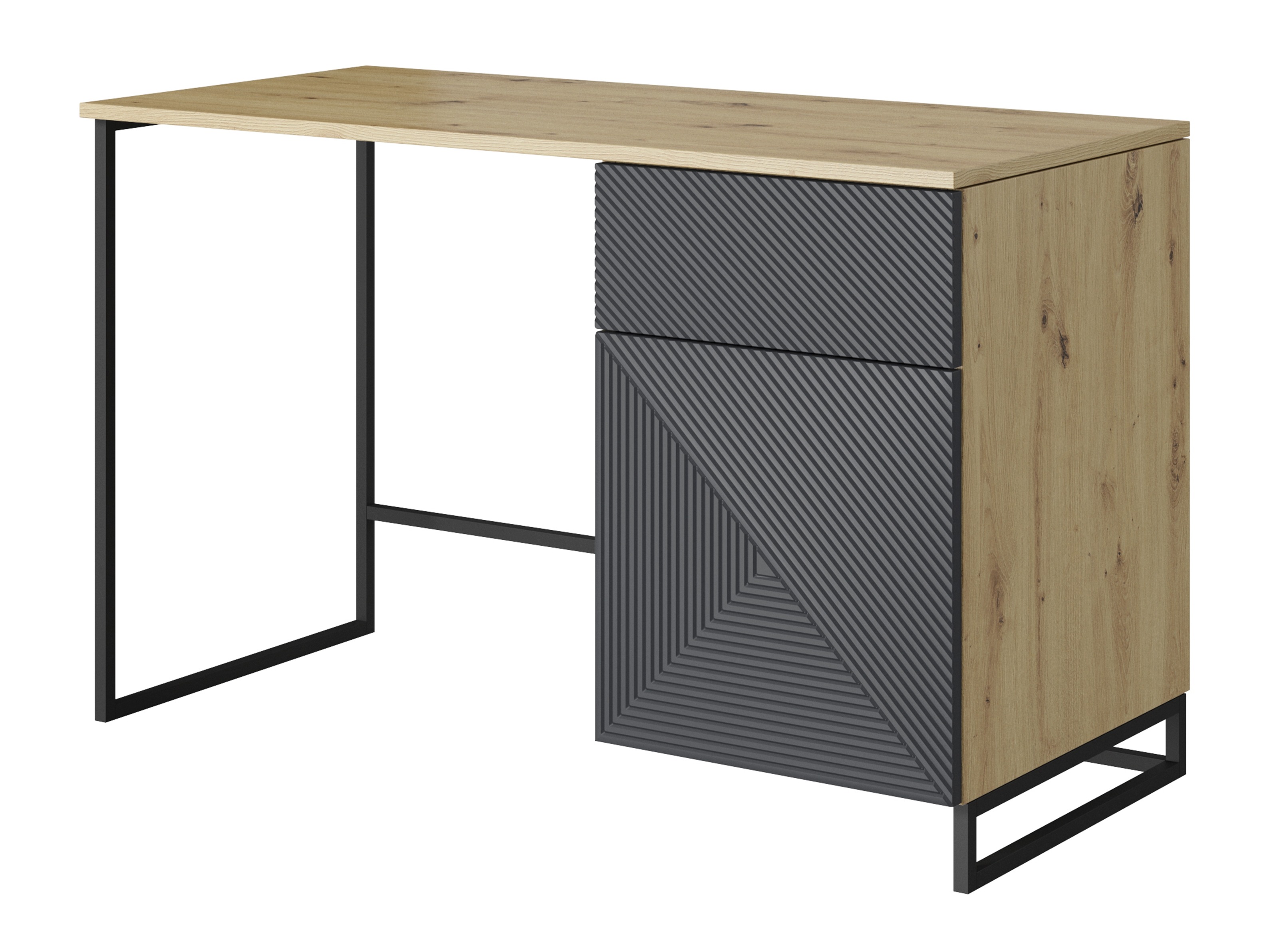 Kirjutuslaud Dortivi 112 (Artisan tamm + Matt hall)