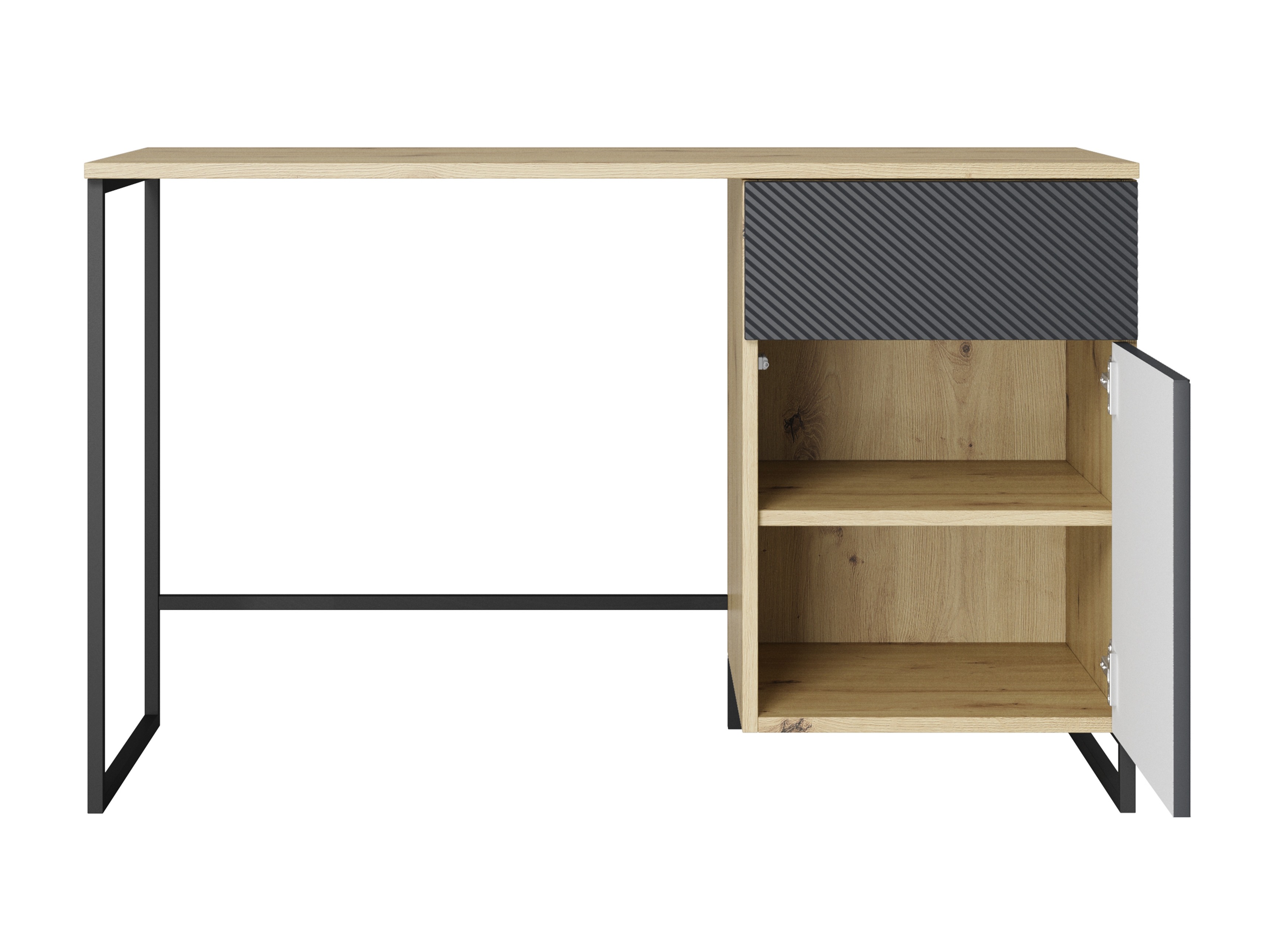 Kirjutuslaud Dortivi 112 (Artisan tamm + Matt hall)