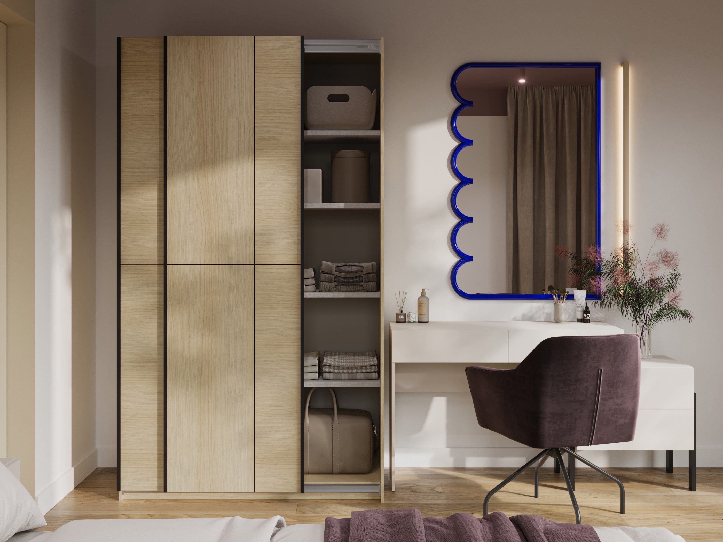 Riidekapp Austin 369 (Tamm)