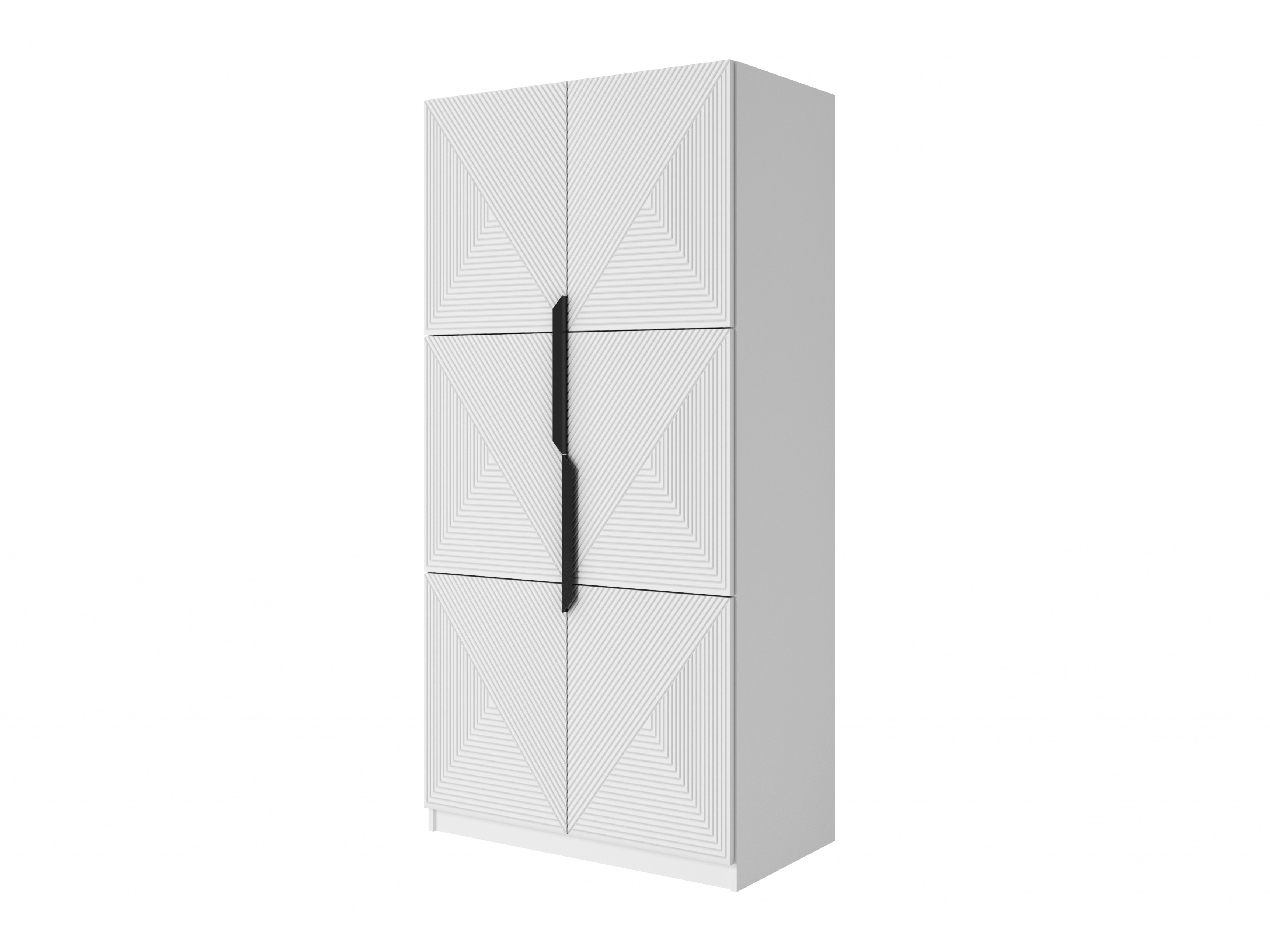 Riidekapp Dortivi 117 (Matt valge)