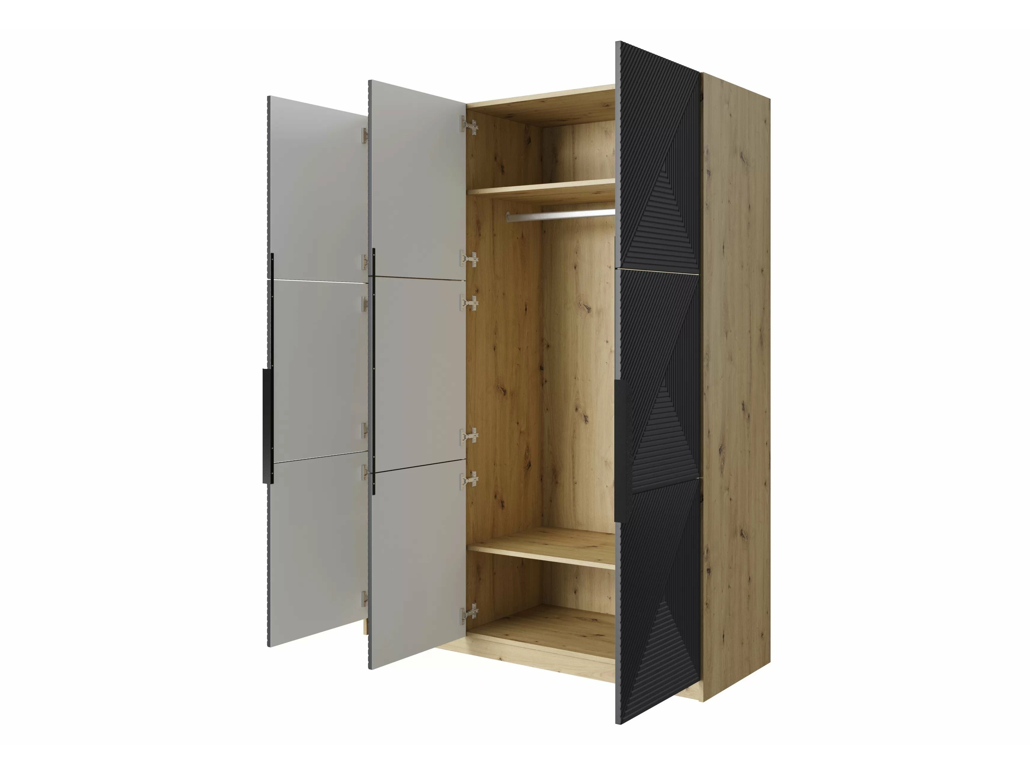 Riidekapp Dortivi 118 (Artisan tamm + Matt hall)