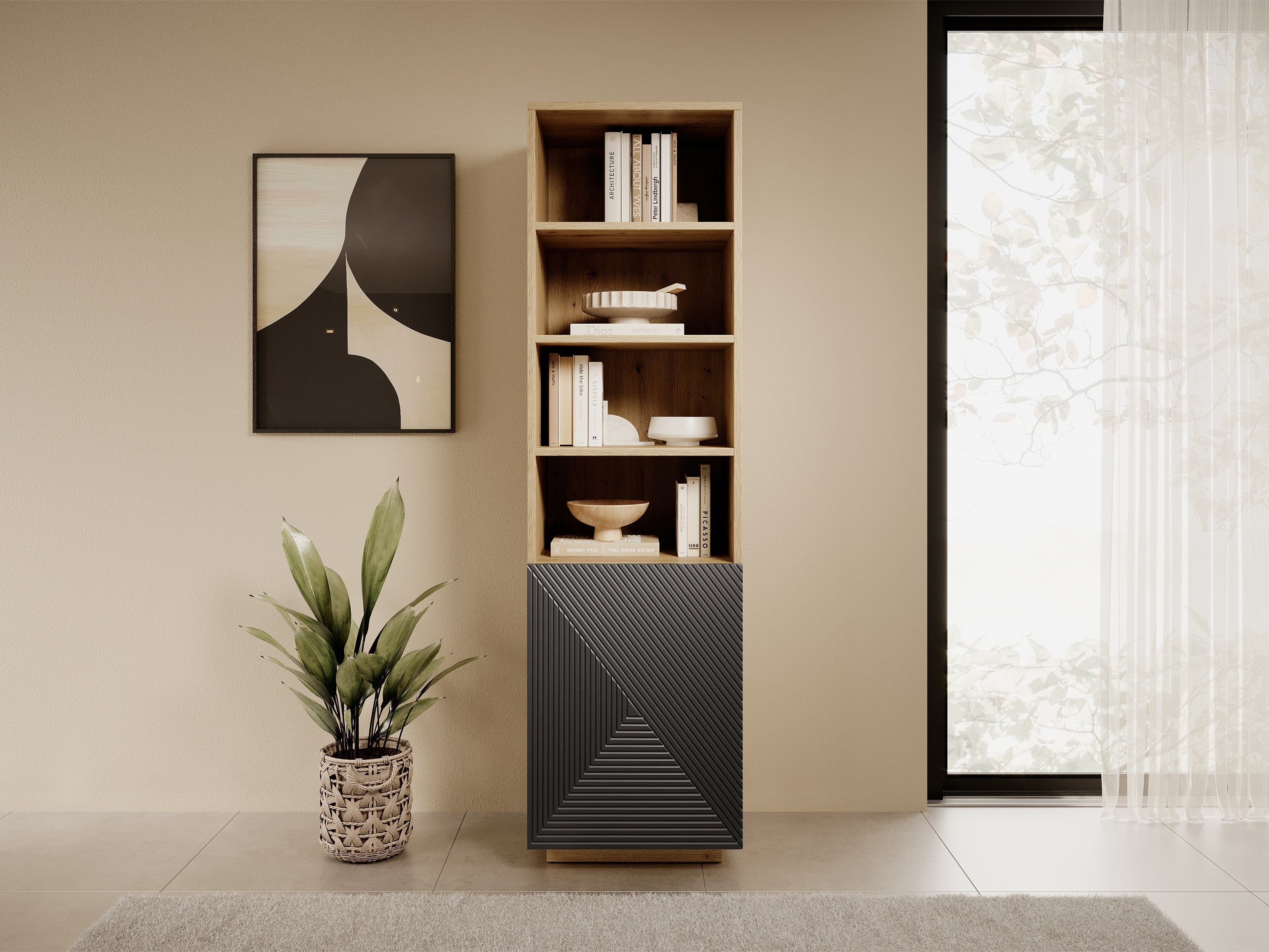 Riiul Dortivi 115 (Artisan tamm + Matt hall)