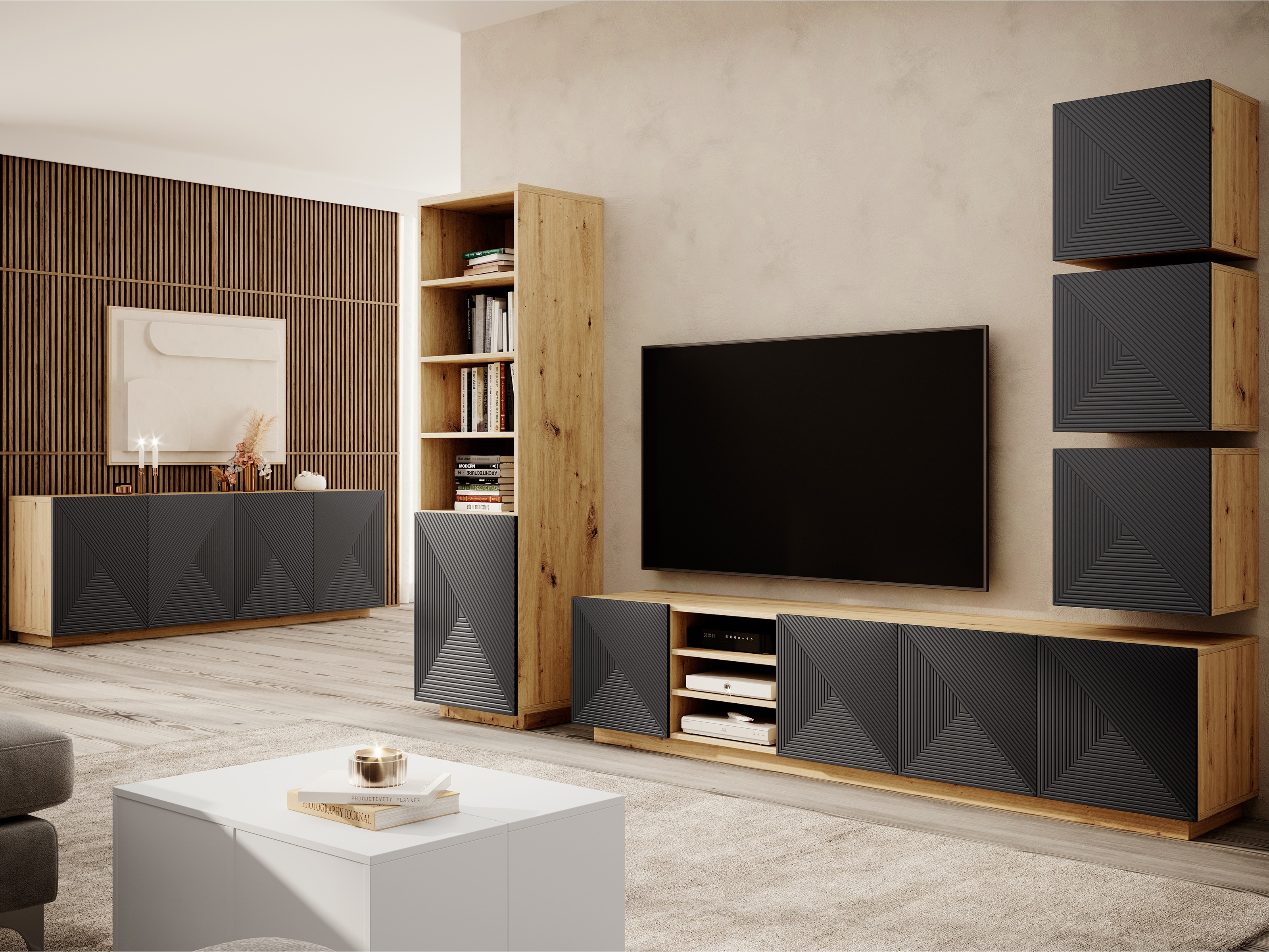 Riiul Dortivi 115 (Artisan tamm + Matt hall)