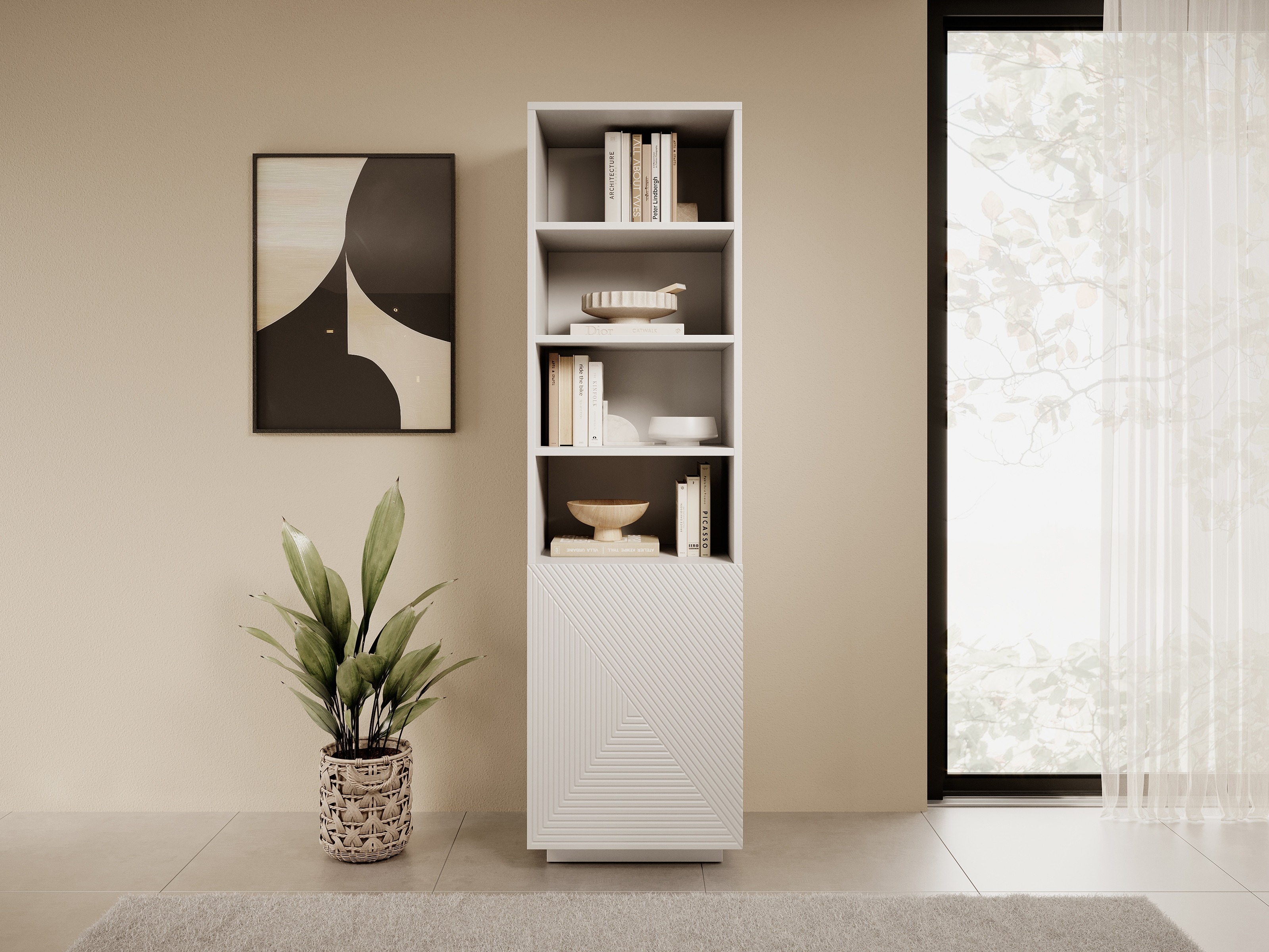 Riiul Dortivi 115 (Matt valge)