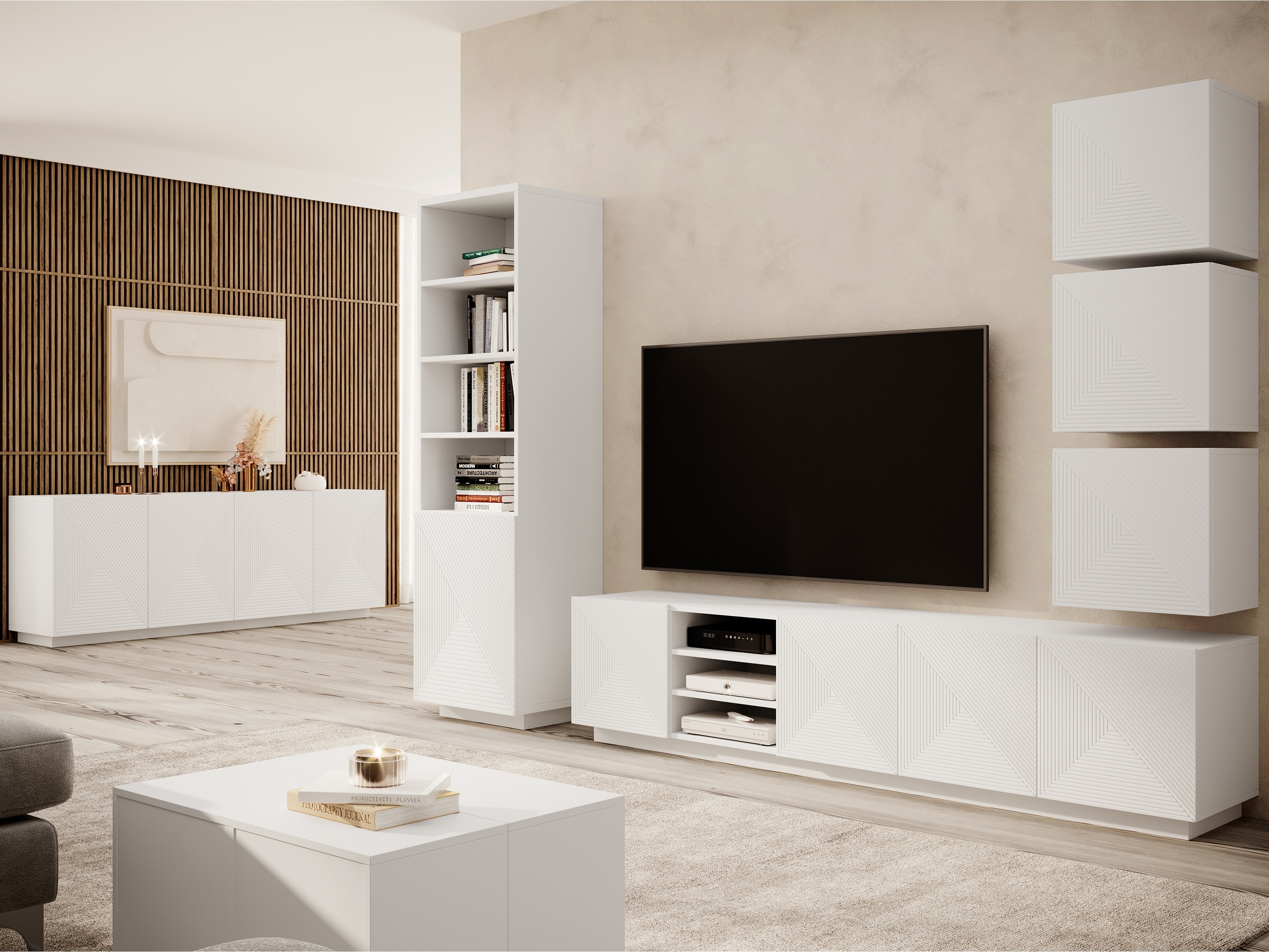 Riiul Dortivi 115 (Matt valge)