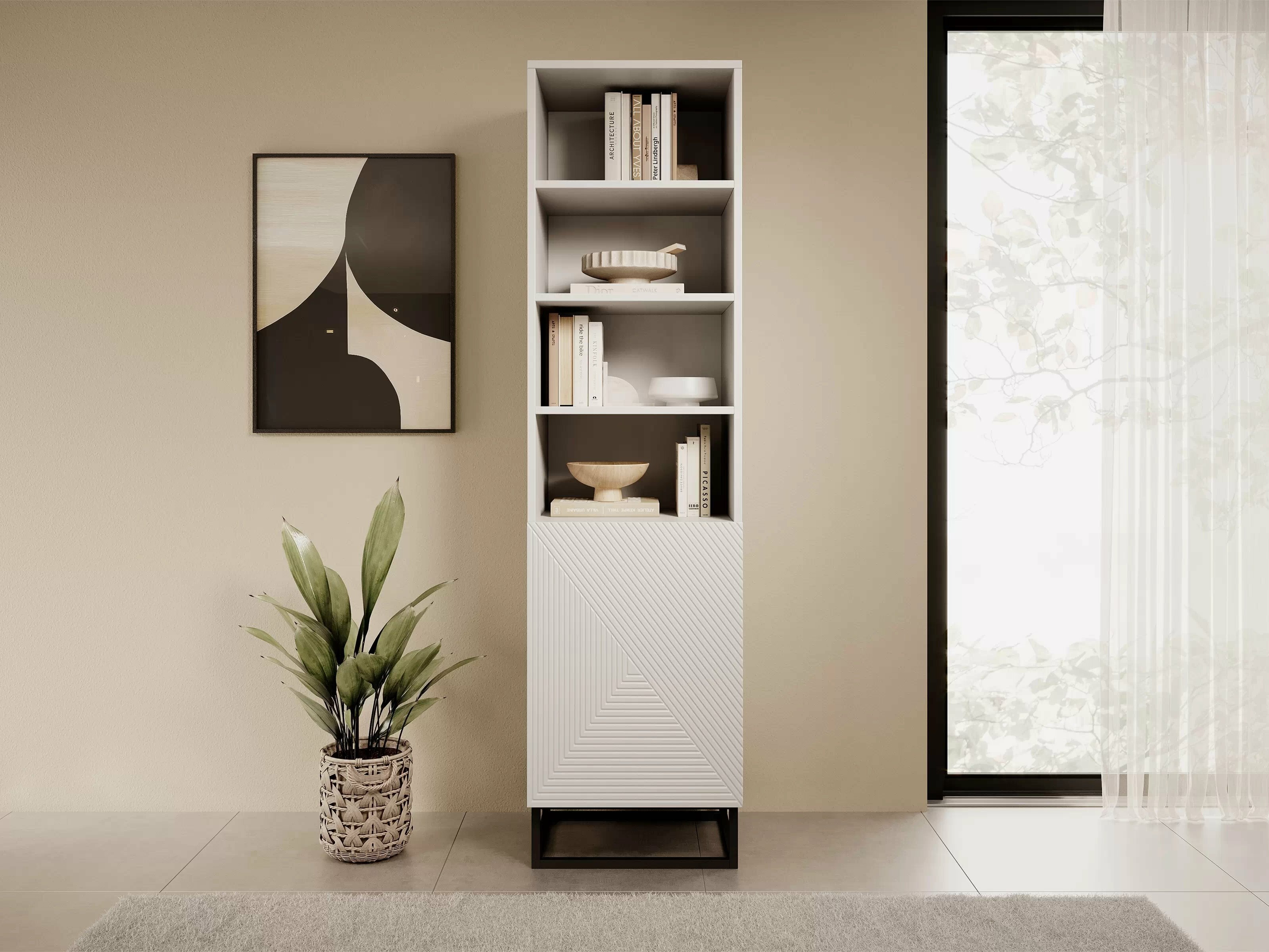 Riiul Dortivi 116 (Matt valge)