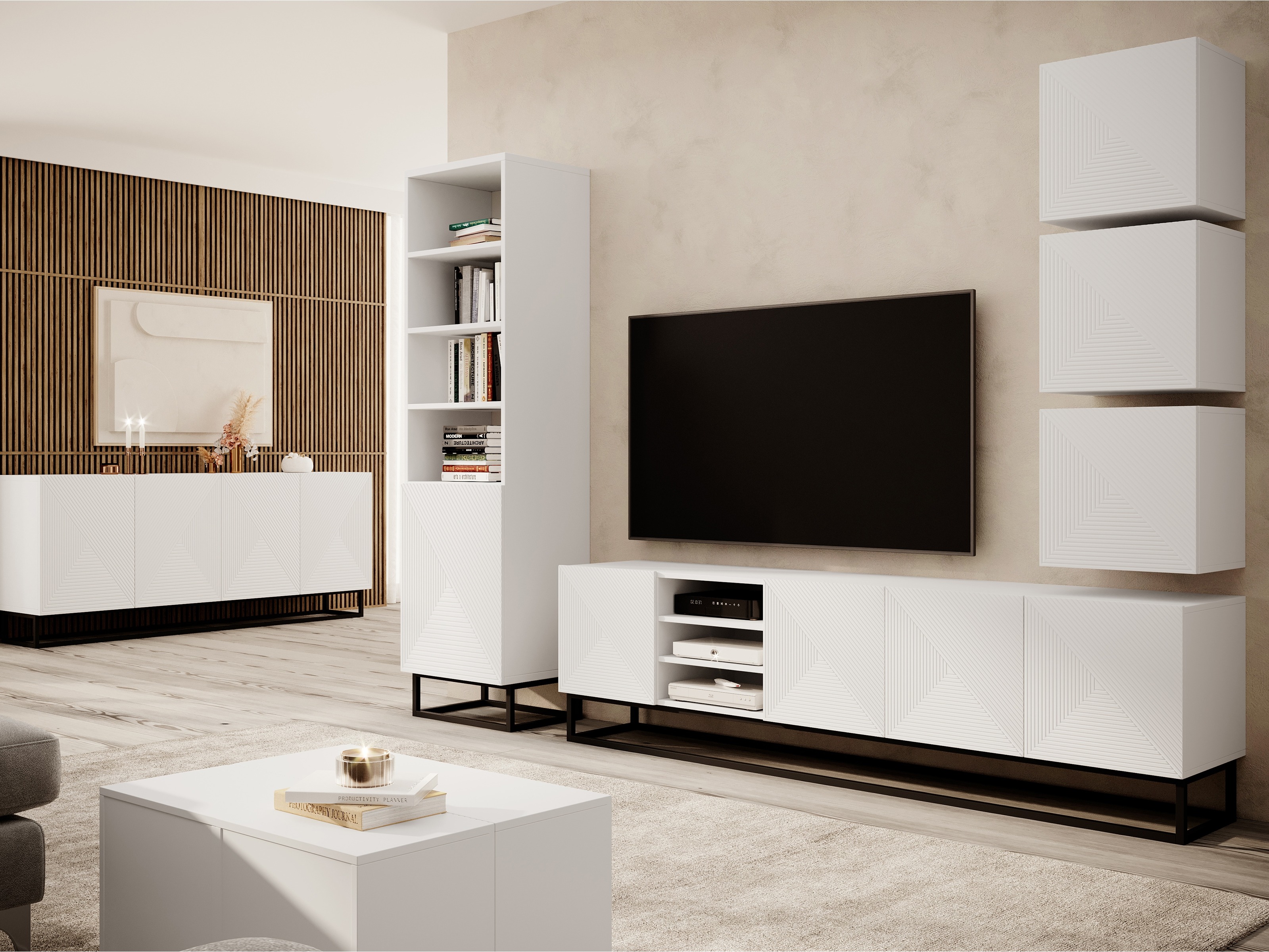 Riiul Dortivi 116 (Matt valge)