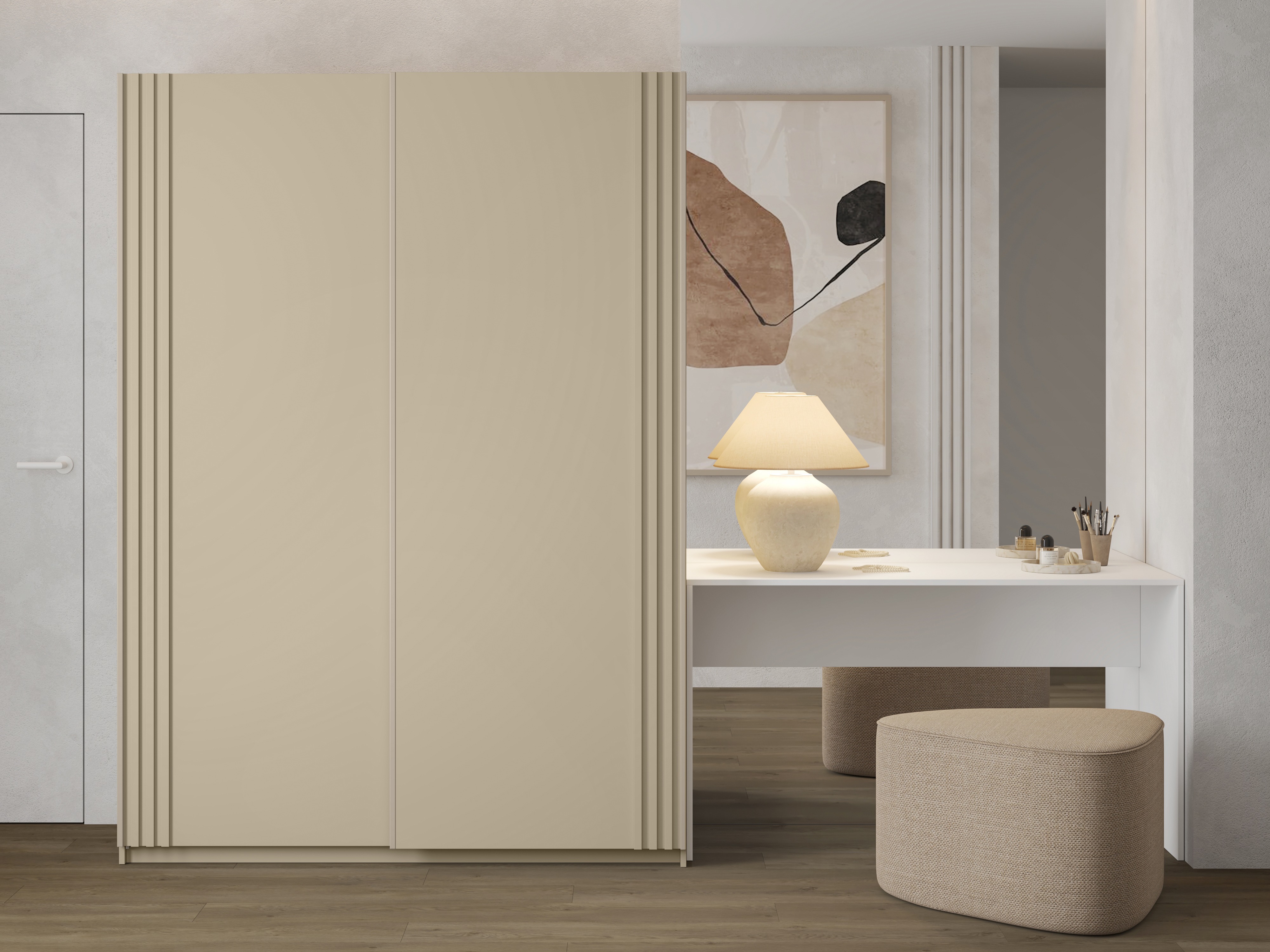 Riidekapp Austin 371 (Beež)