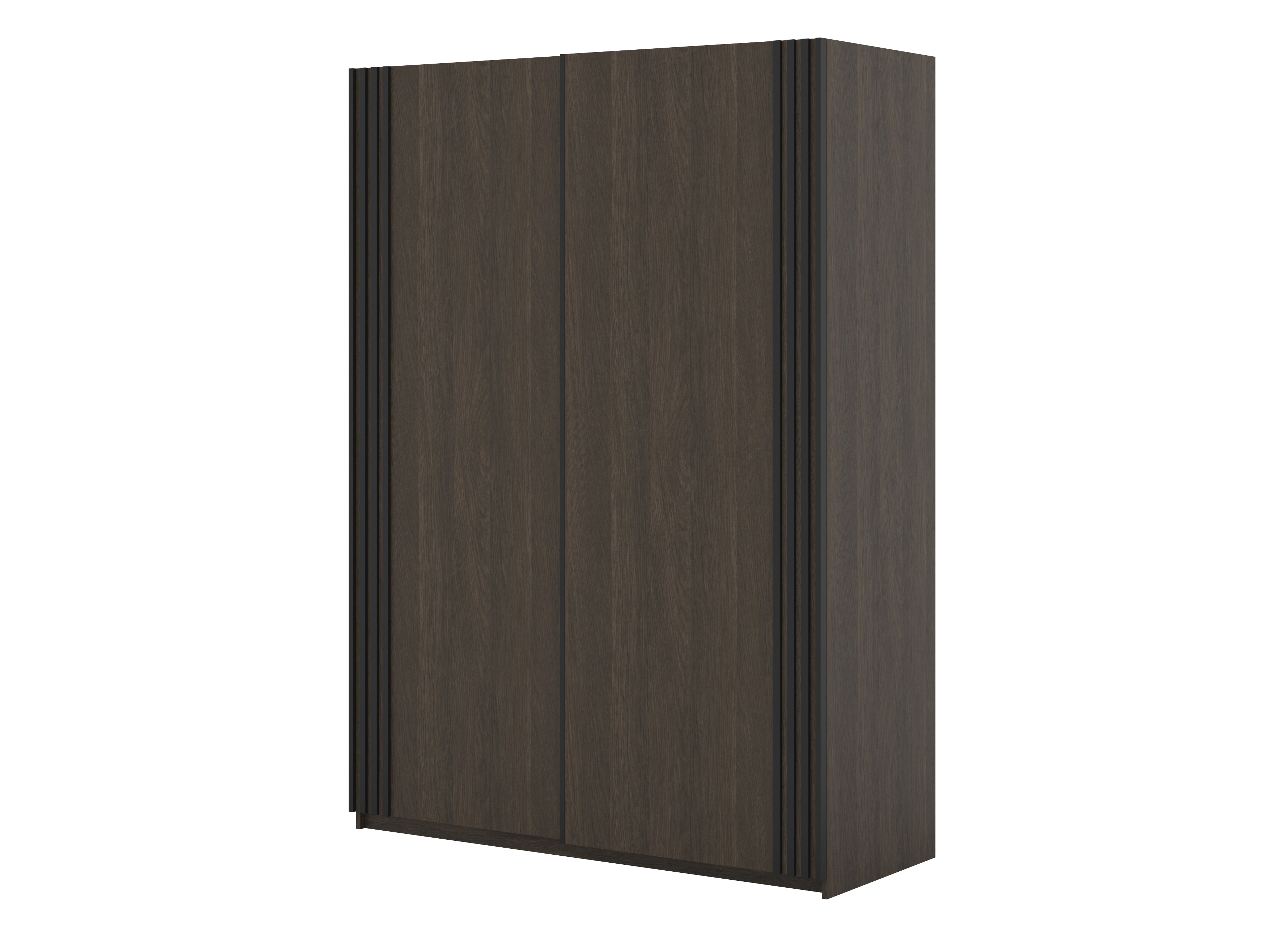 Riidekapp Austin 371 (Tume tamm + Must)