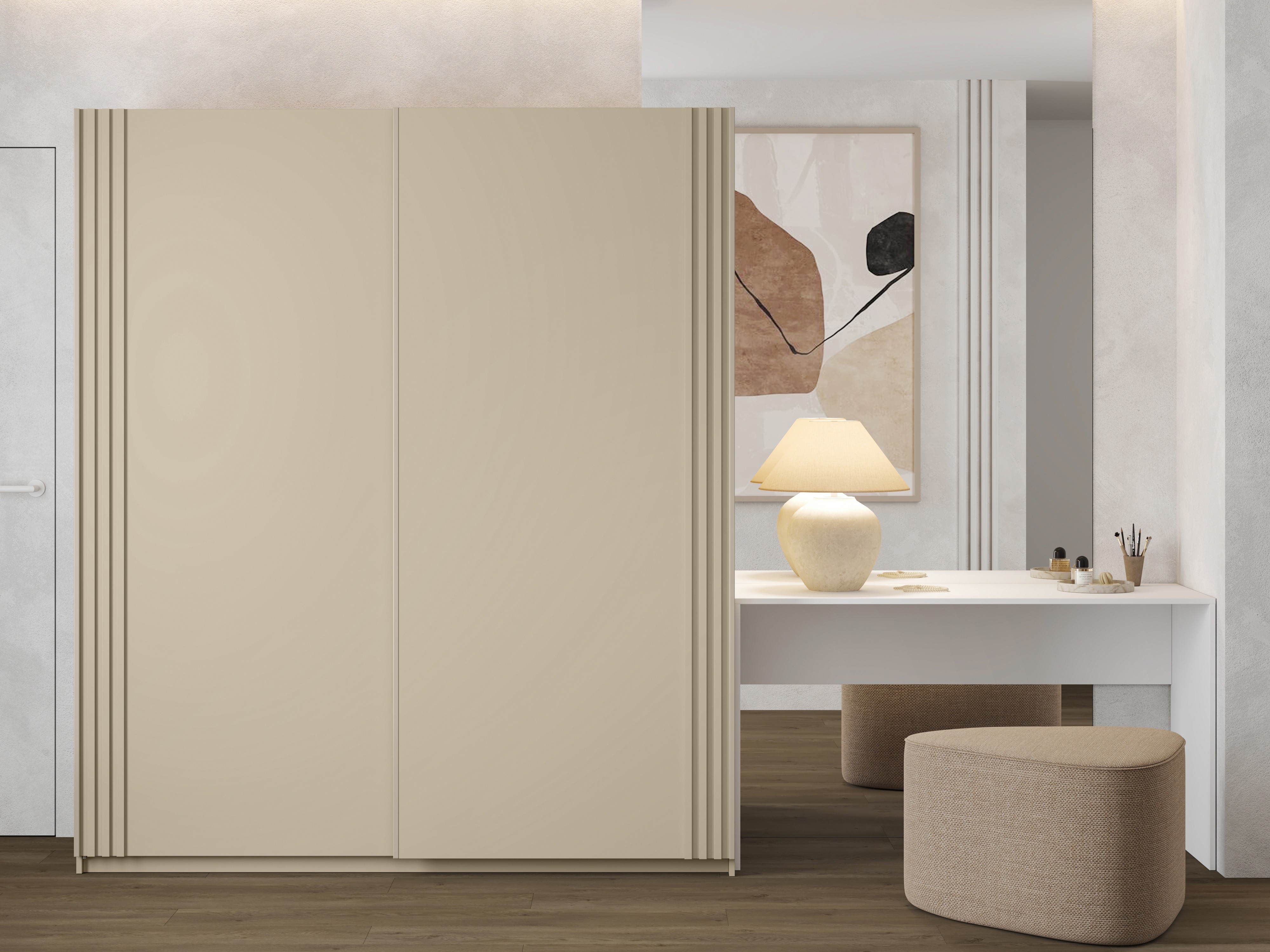 Riidekapp Austin 372 (Beež)