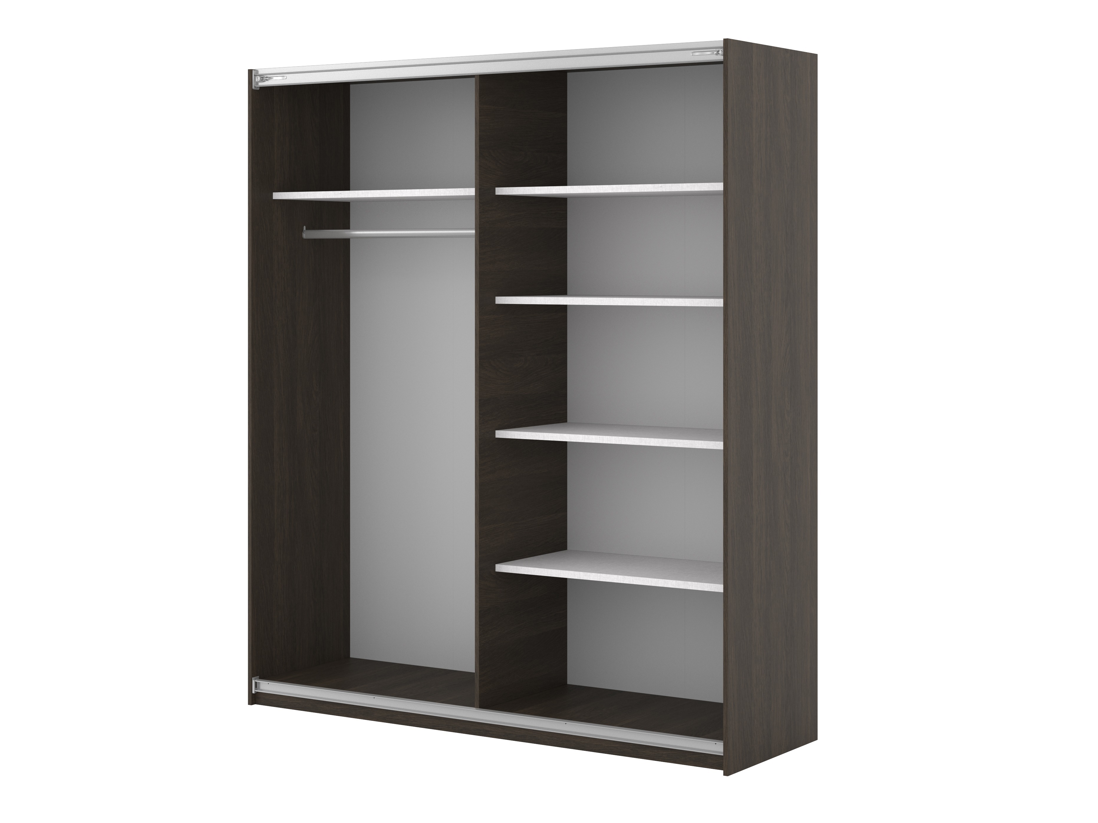 Riidekapp Austin 372 (Tume tamm + Must)