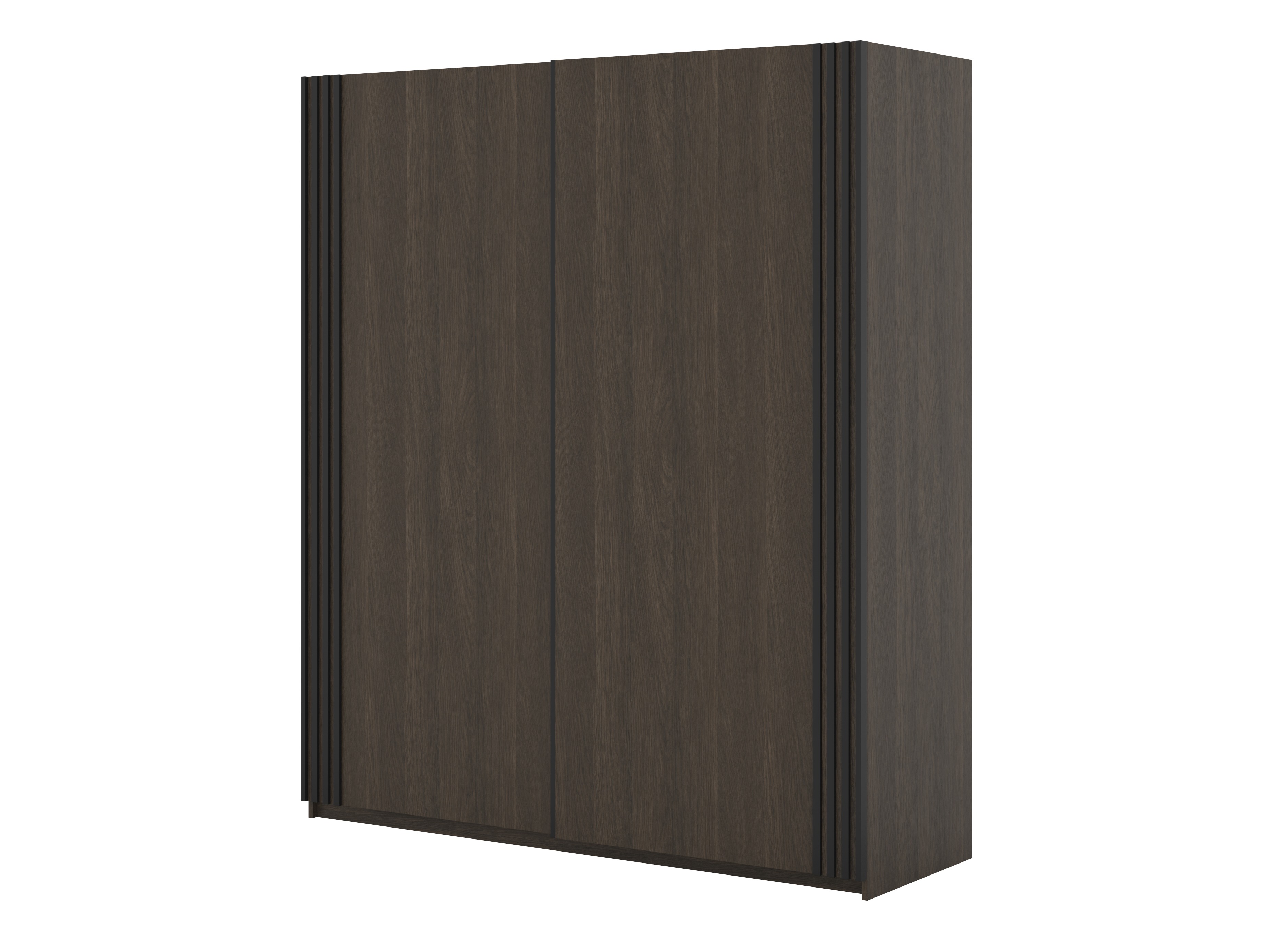 Riidekapp Austin 372 (Tume tamm + Must)