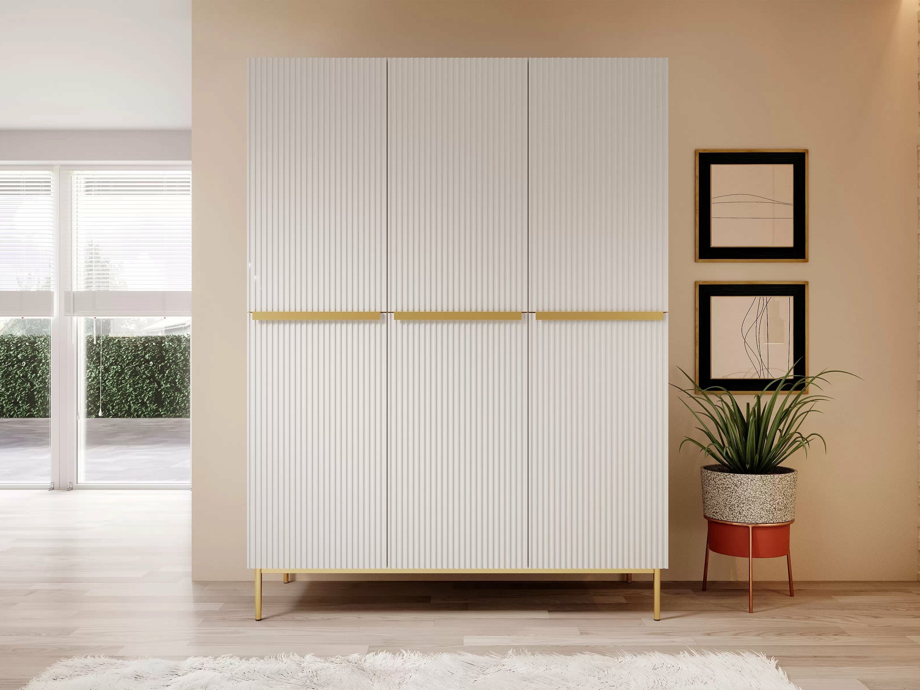 Riidekapp Melfelu 119 (Valge)