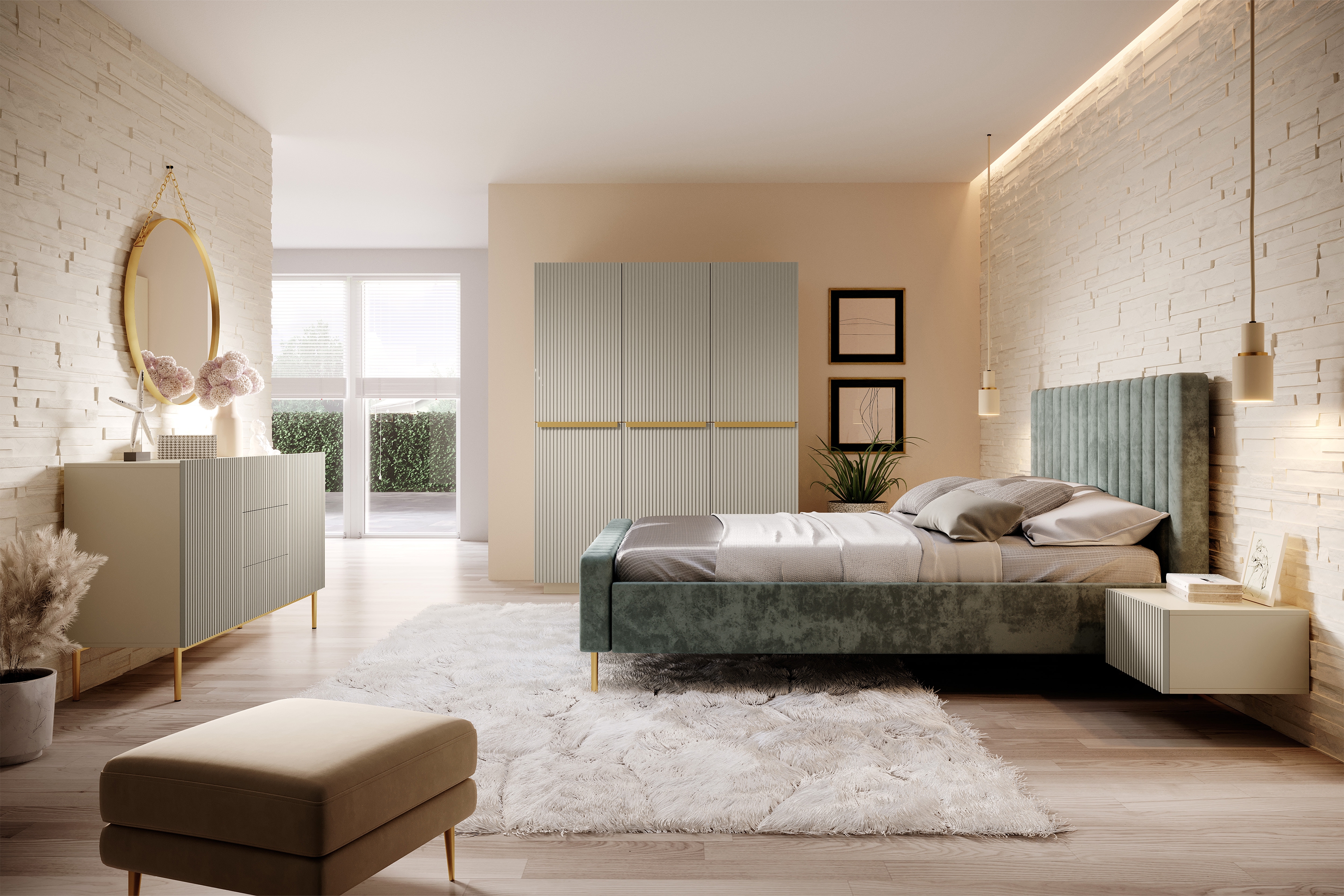 Riidekapp Melfelu 120 (Kašmiir)