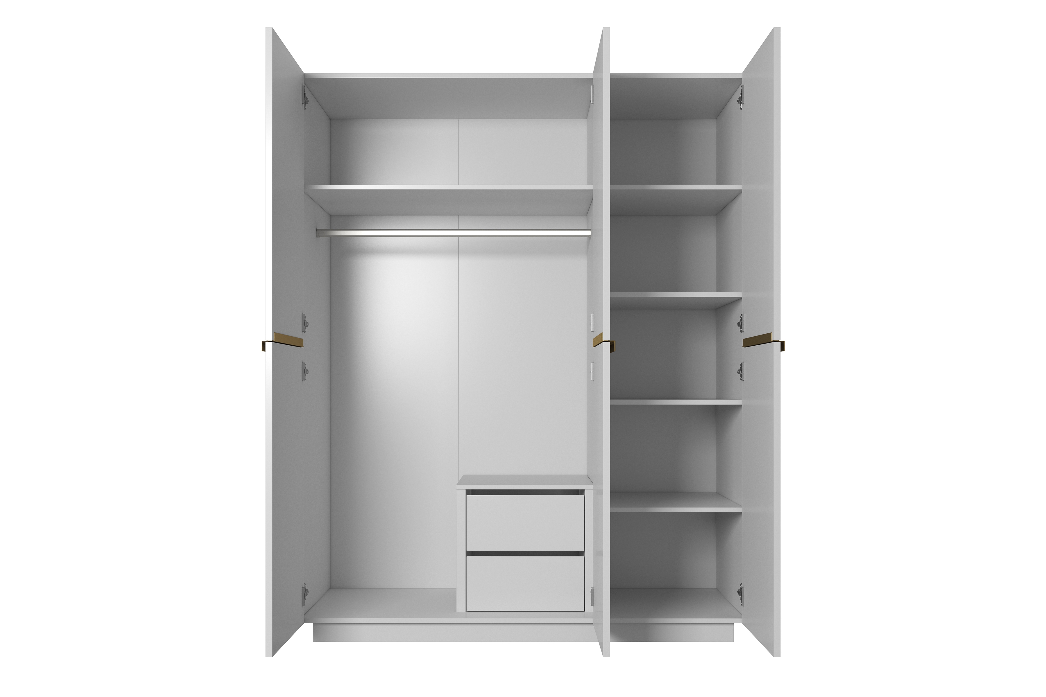 Riidekapp Melfelu 120 (Valge)