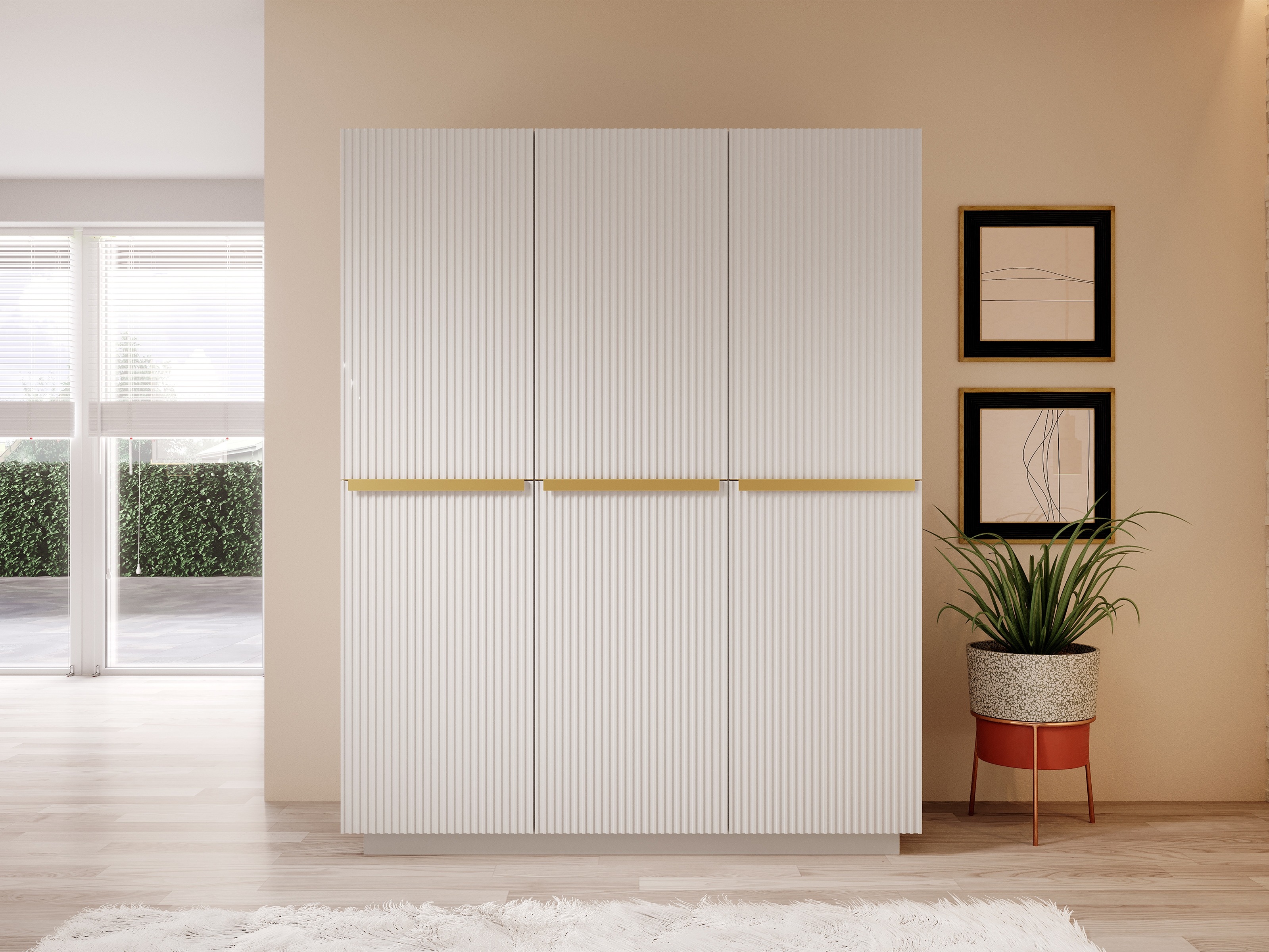 Riidekapp Melfelu 121 (Valge)