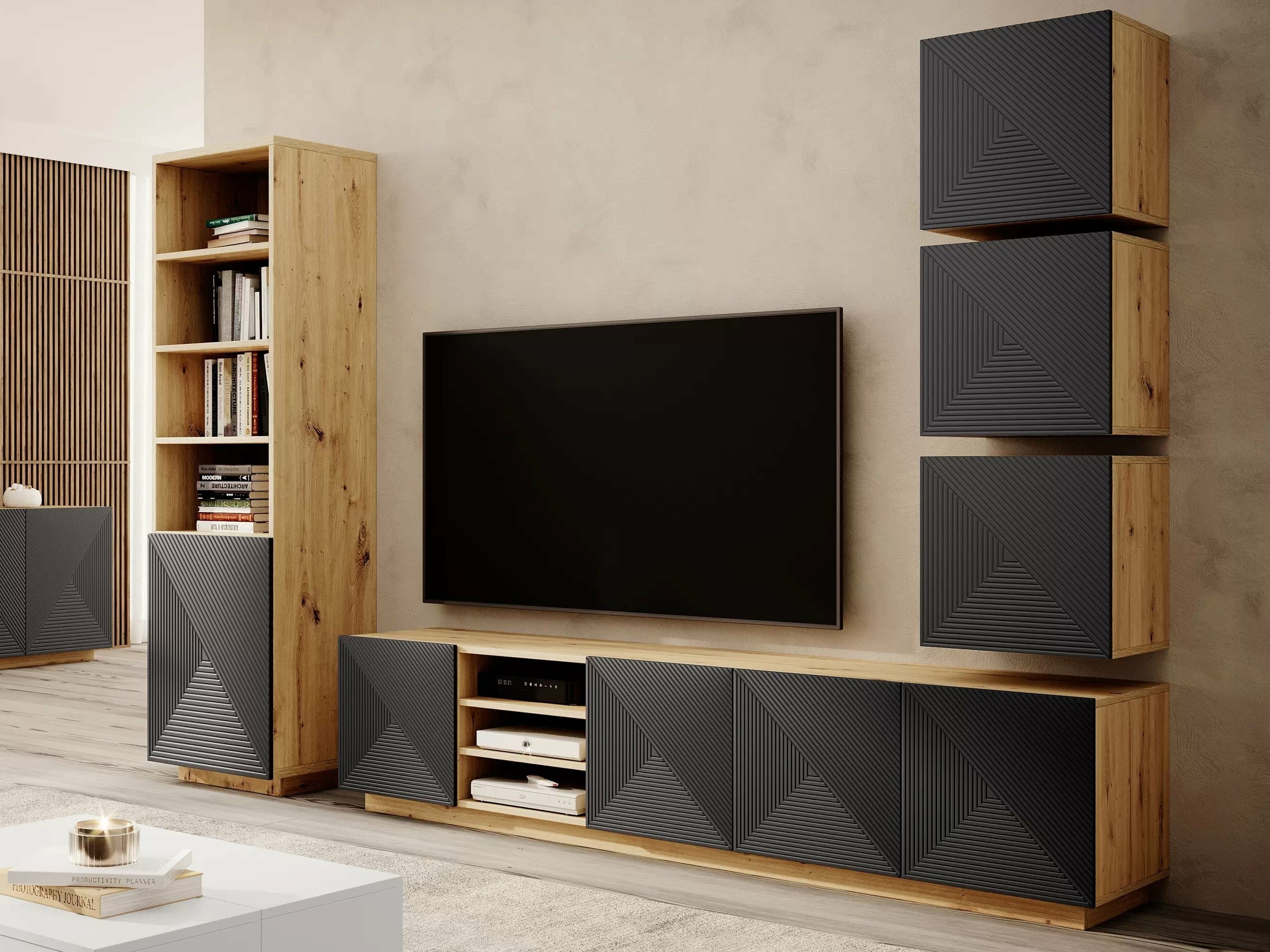 Elutoa komplekt Dortivi 124 (Artisan tamm + Matt hall)