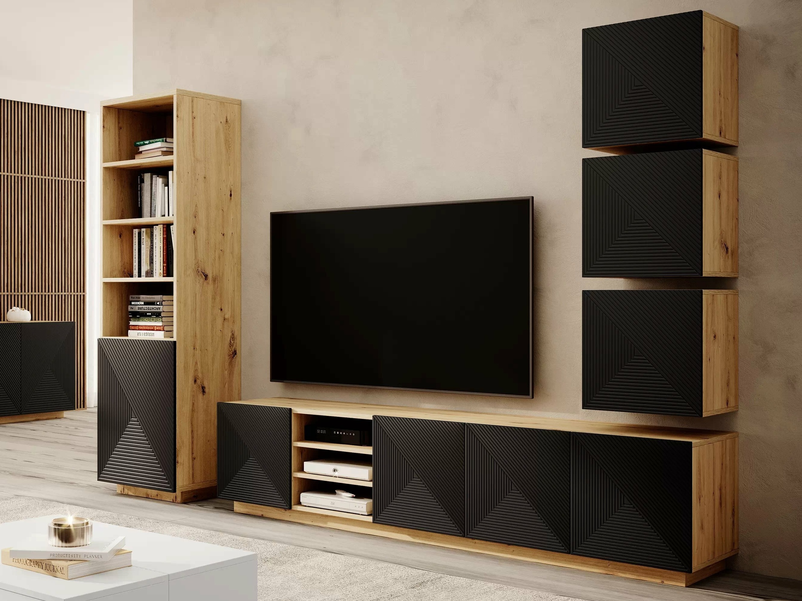 Elutoa komplekt Dortivi 124 (Artisan tamm + Matt must)