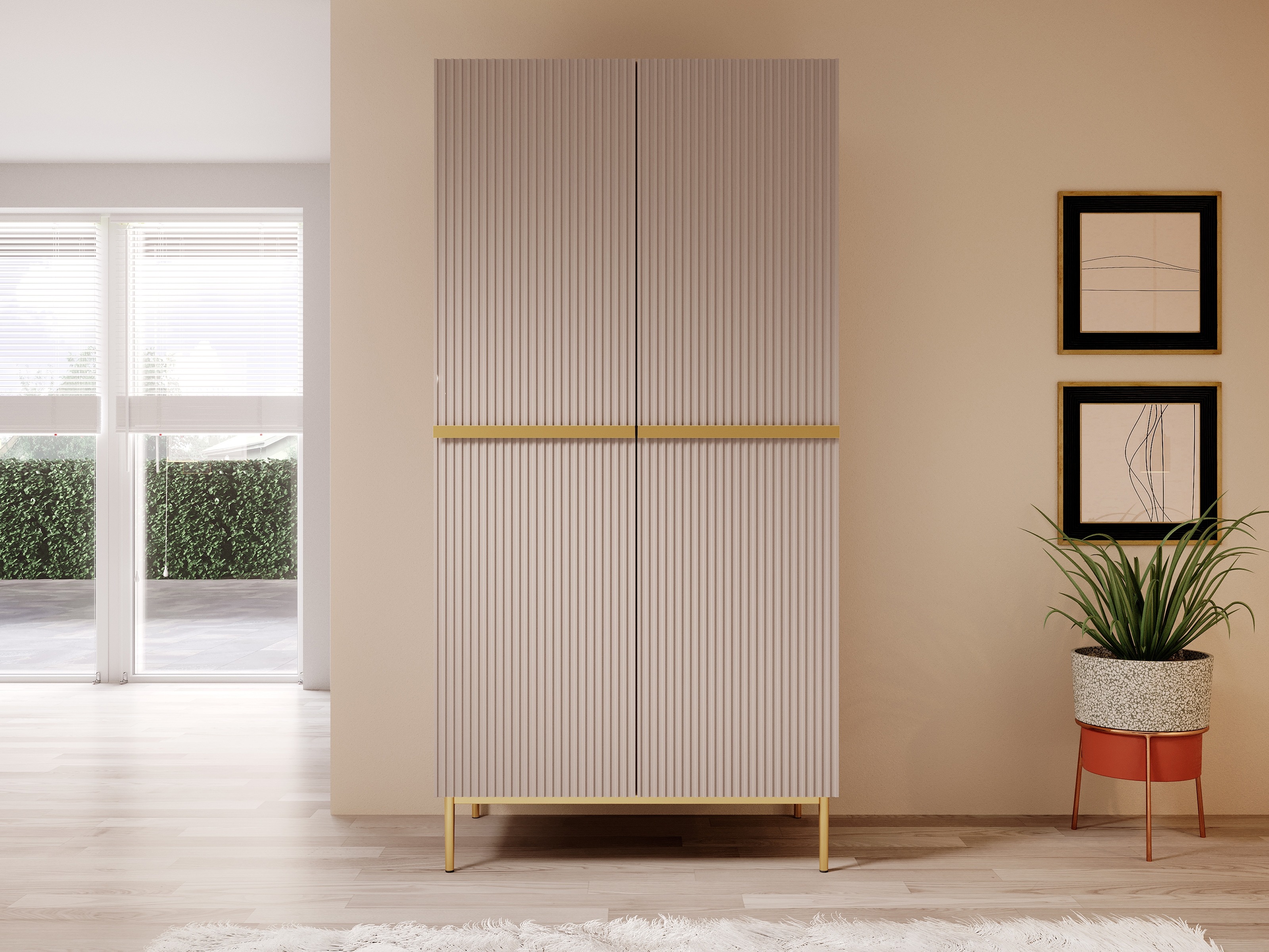 Riidekapp Melfelu 122 (Roosikarva)