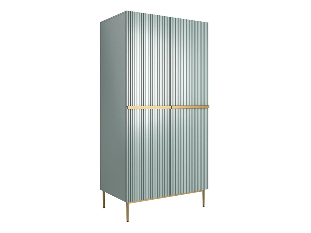 Riidekapp Melfelu 123 (Kuldne)