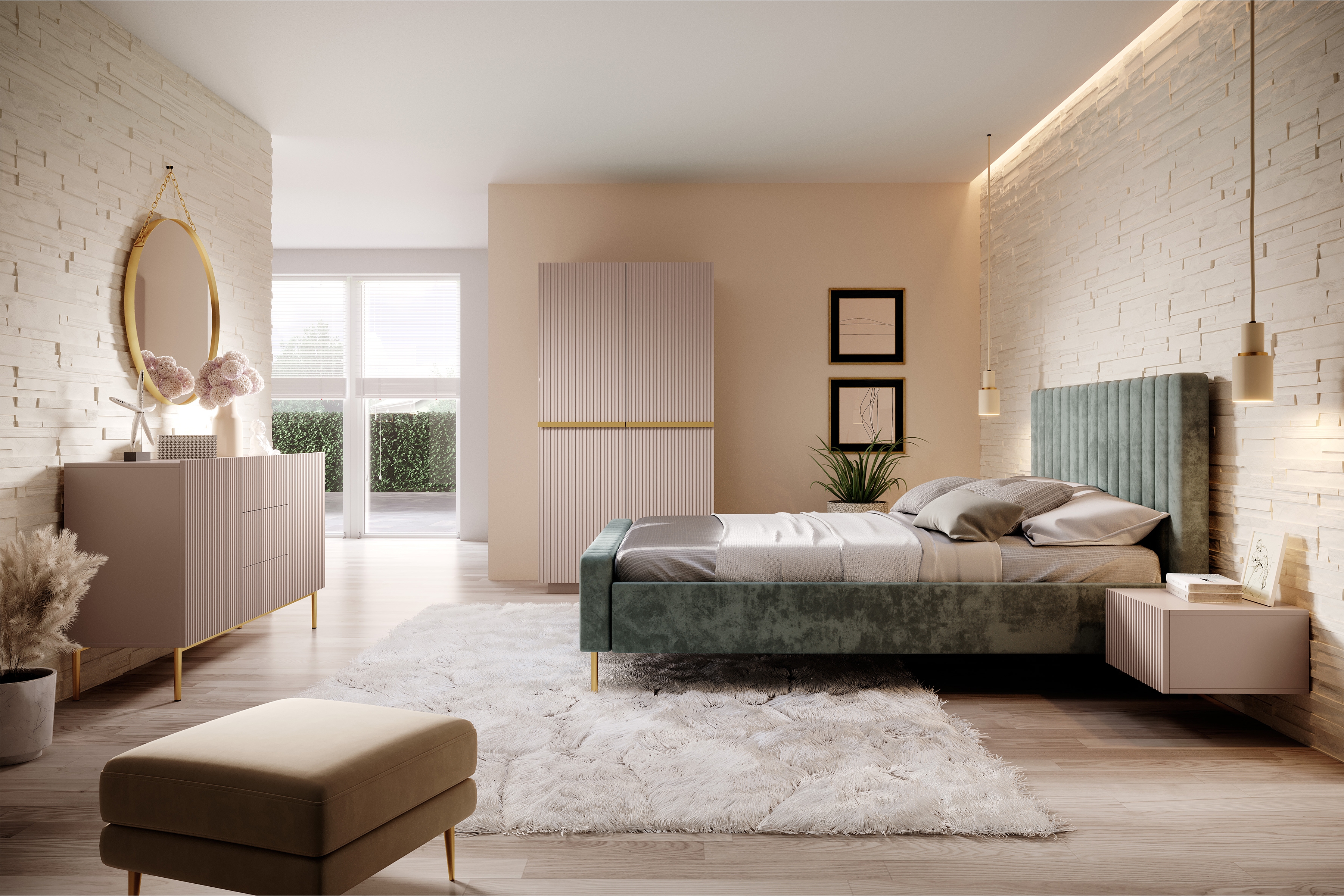 Riidekapp Melfelu 125 (Roosikarva)