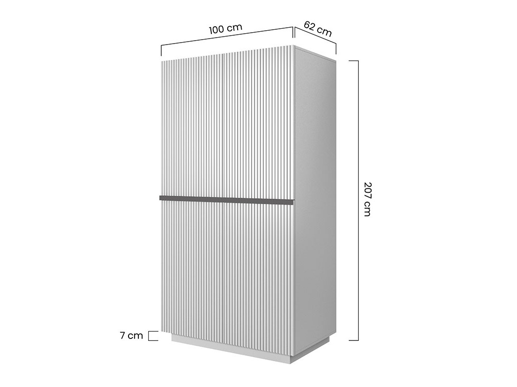 Riidekapp Melfelu 125 (Roosikarva)