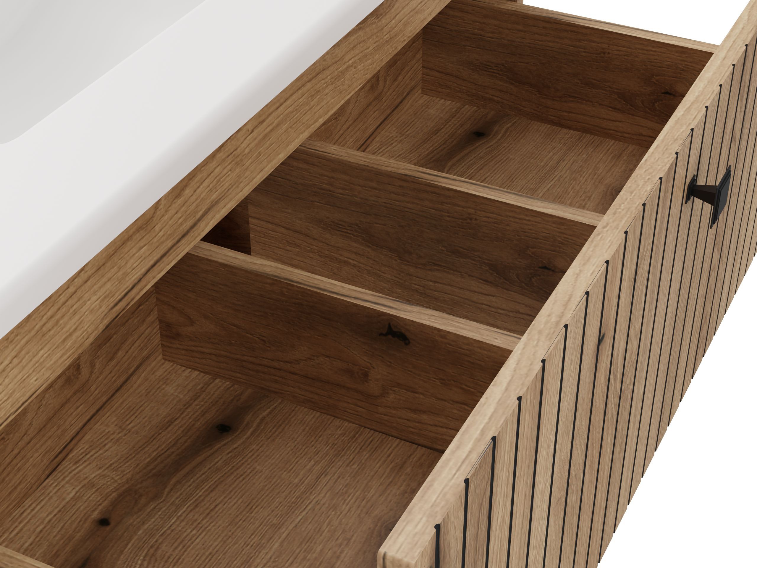 Vannitoa põrandakapp kraanikausile Mandeville 315 (Tamm)