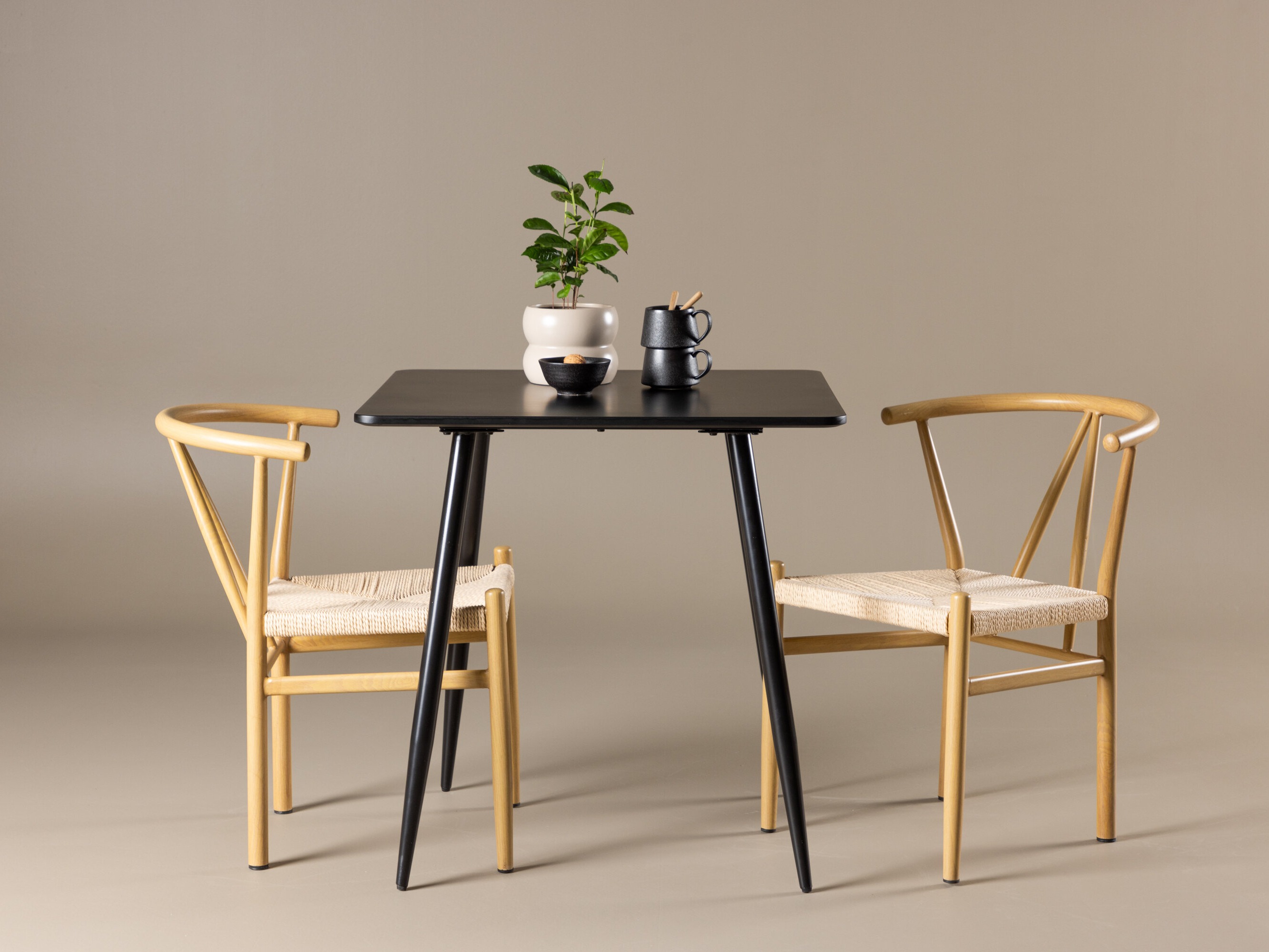 Söögitoakomplekt Dallas 4920 (Beež + Helepruun)